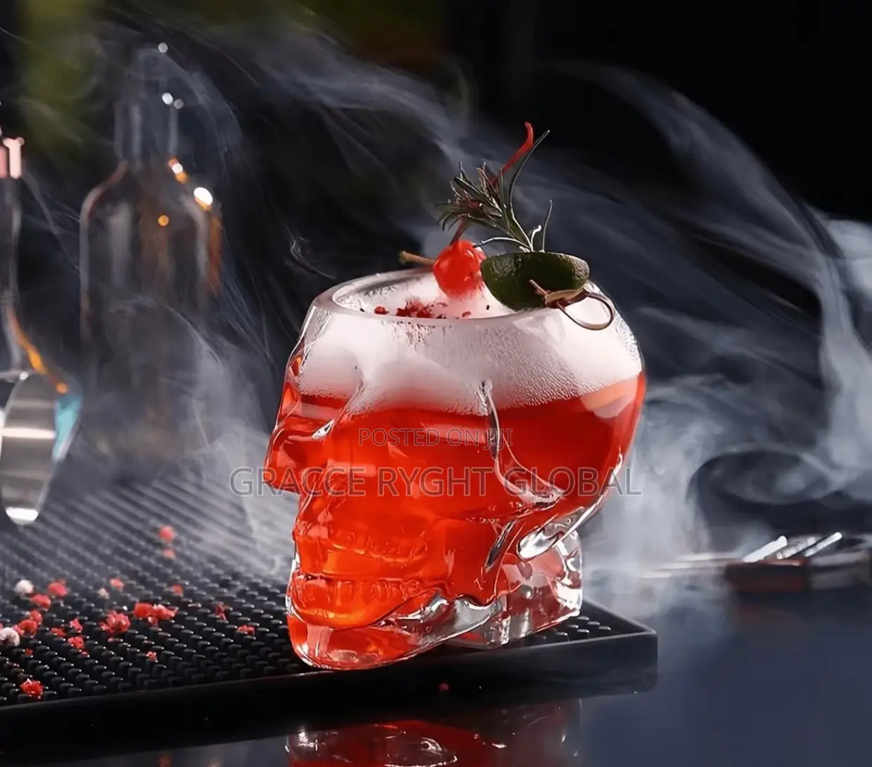 Halloween Cocktail Skull Glass Cup