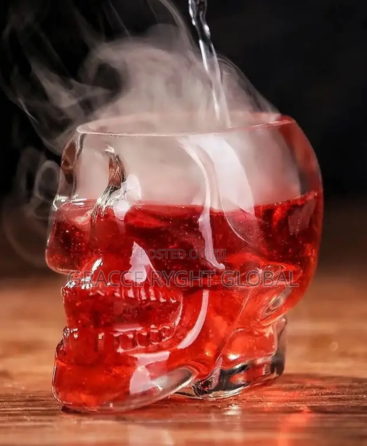 Halloween Cocktail Skull Glass Cup