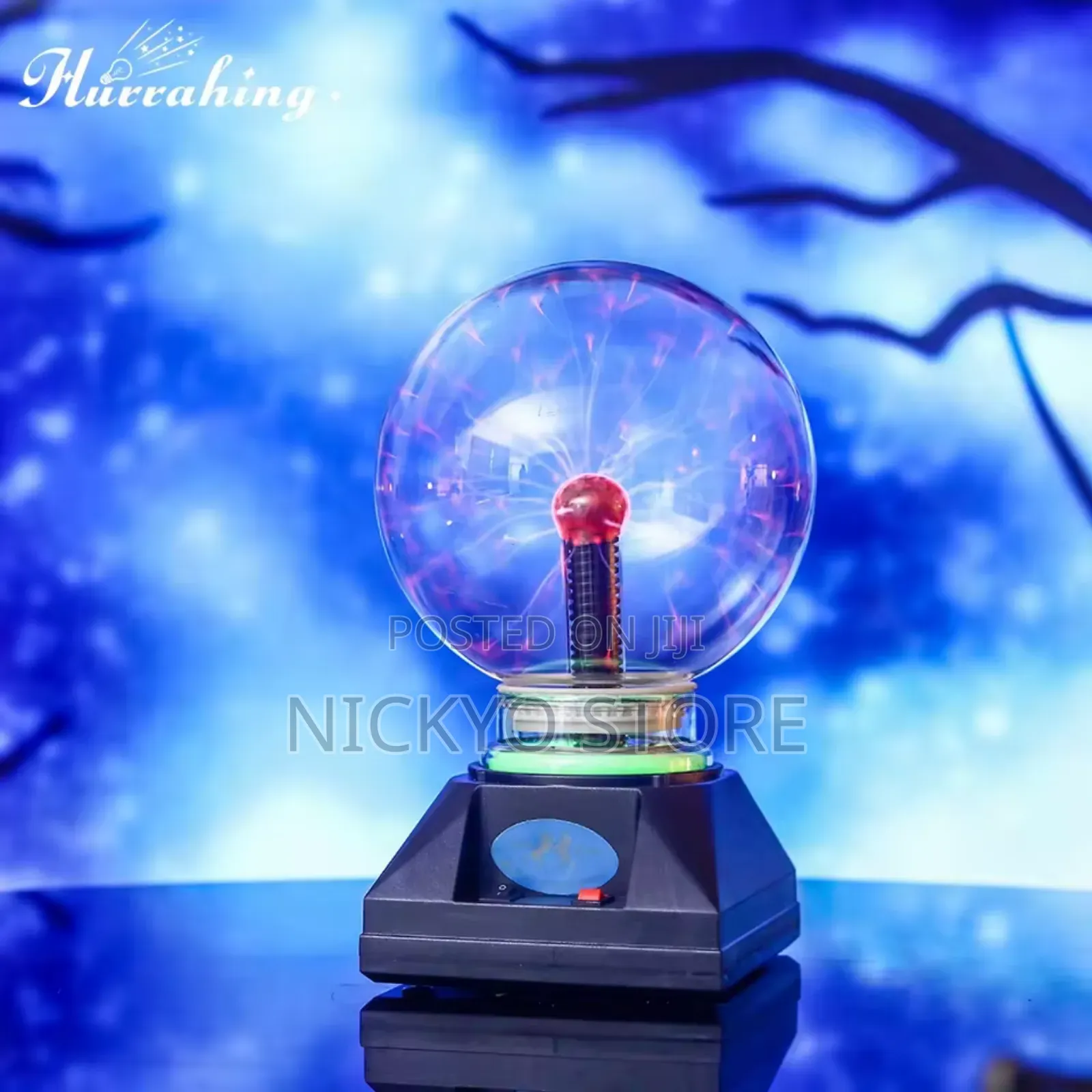 Music Box Plasma Ball Magic Light – 8 Inch, Touch Sensor