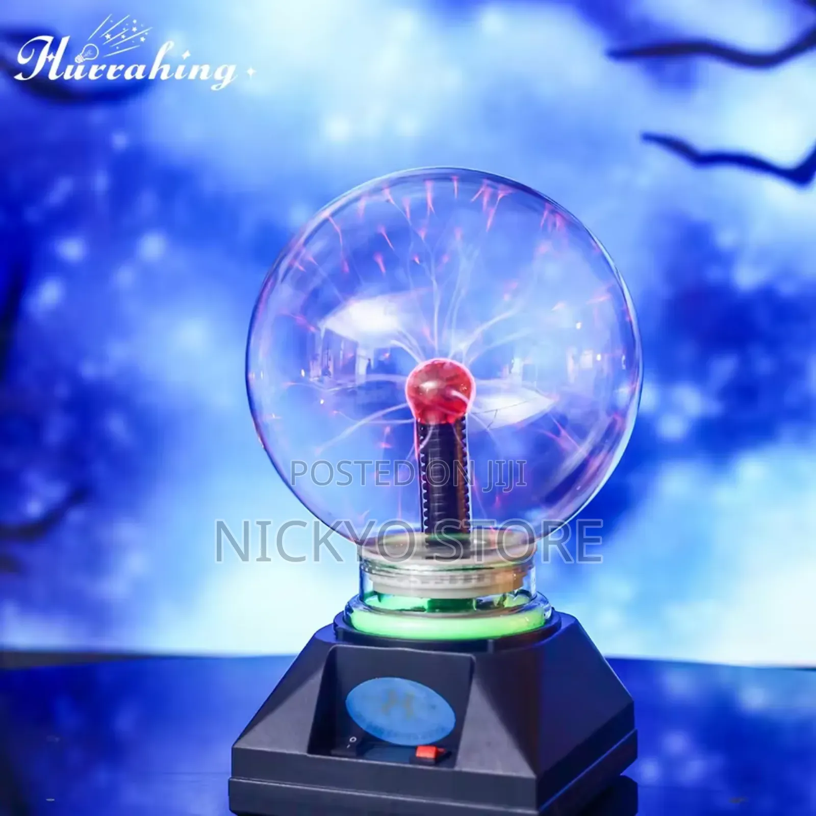 Music Box Plasma Ball Magic Light – 8 Inch, Touch Sensor