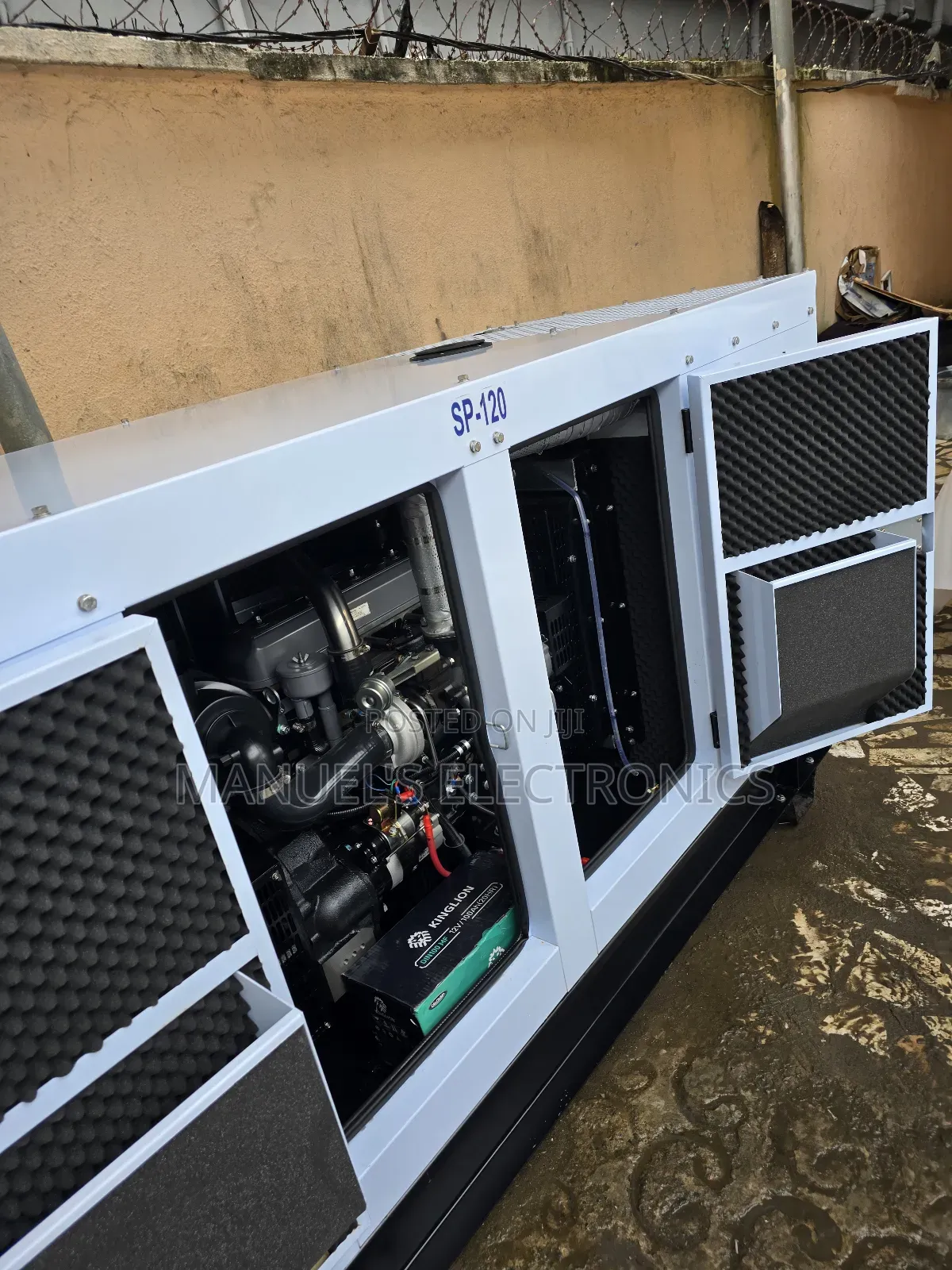 Sp120kva Perkins Diesel Soundproof Gen 2years Wty