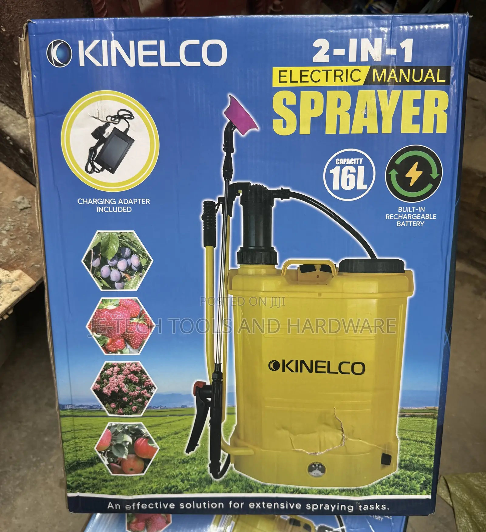 Kinelco 2-in-1 Electric/Manual Sprayer