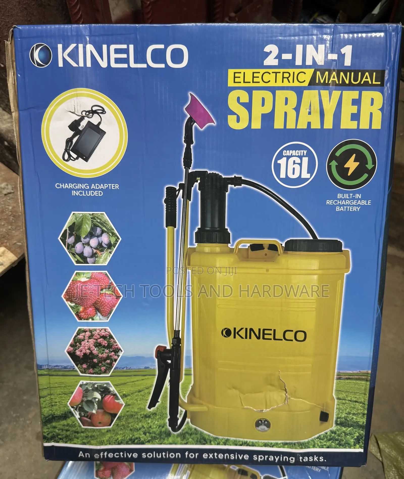 Kinelco 2-in-1 Electric/Manual Sprayer