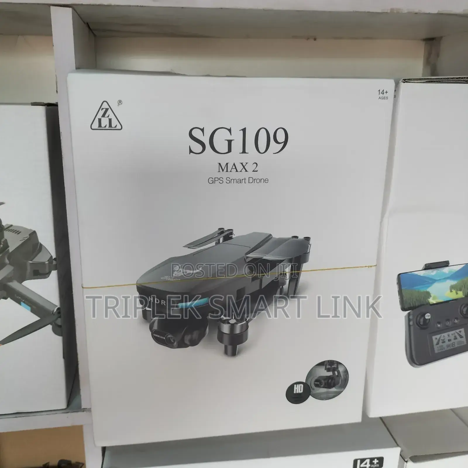 Professional 5g GPS Sg109 Max2 Drone Obstacle Avoidance +Extra Battery
