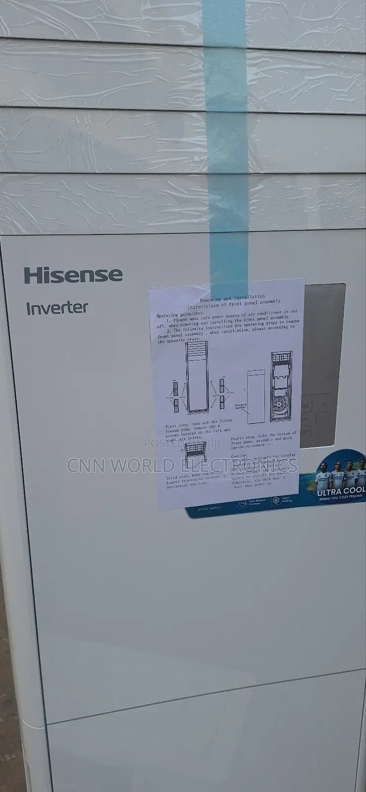 New Hisense 2ton Inverter Floor Standing Ac Copper (R410a)