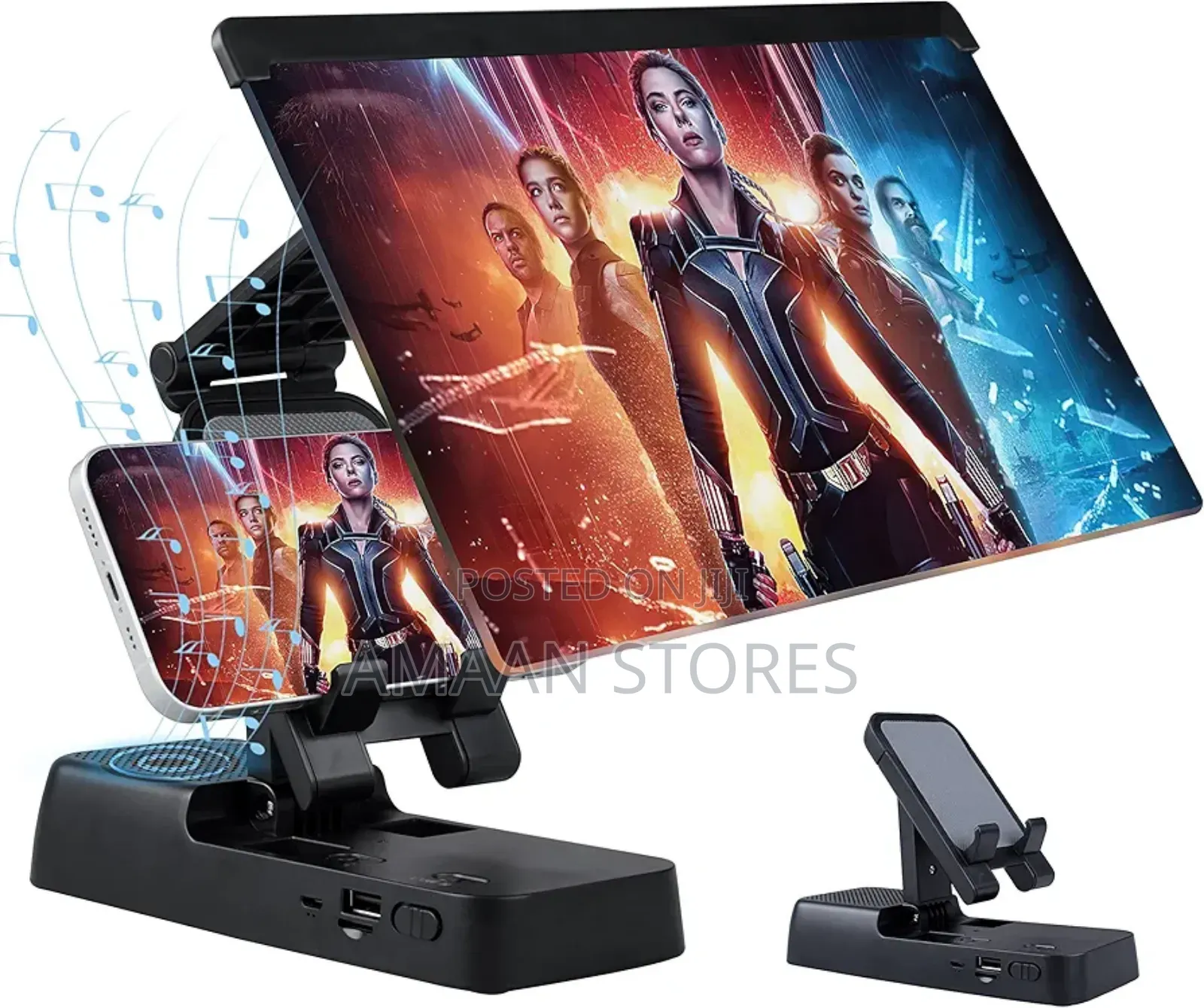 F19 Screen Magnifier Detachable Bracket Bluetooth Speaker