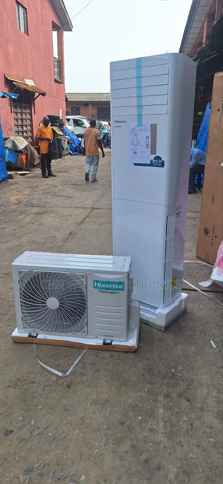 Original Hisense Inverter 2ton Standing Ac Copper R410a