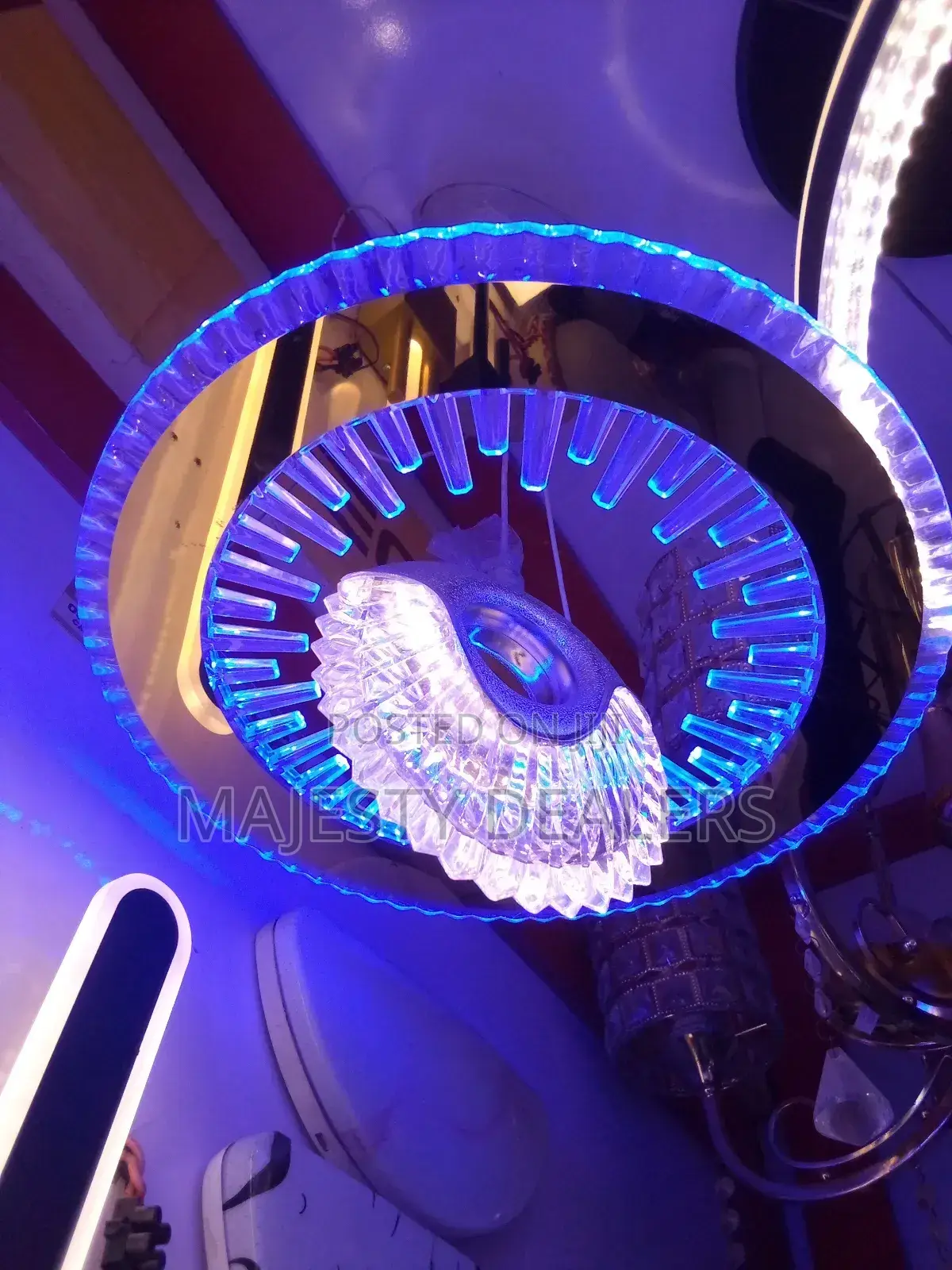 Exotic Dining Led Chandeliers All Round Crystal Ceiling Room