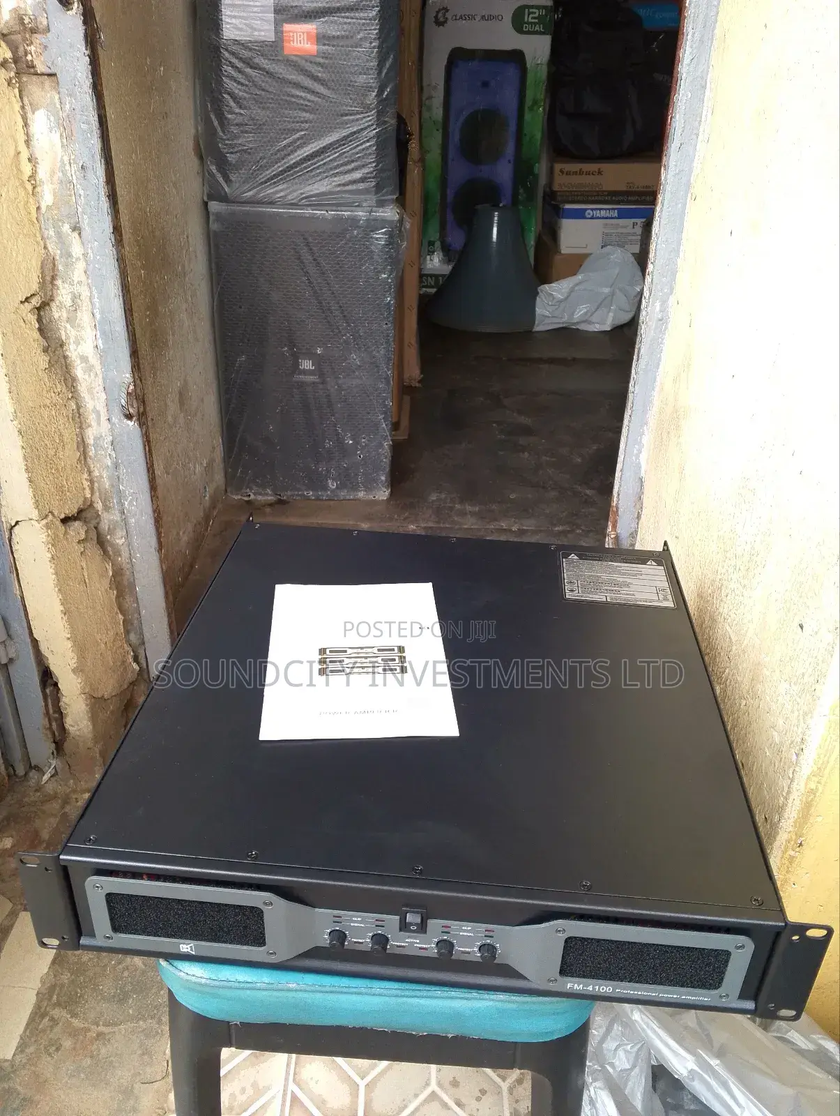 Fm-4100 Cvr 4ways  Power Amplifier.