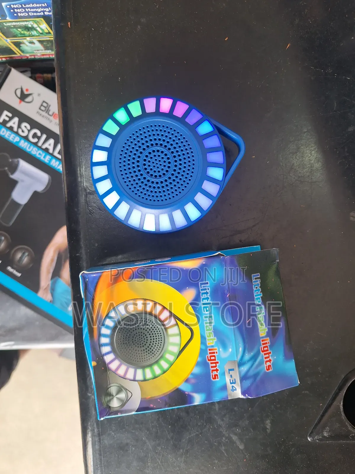 L-34 Portable Bluetooth Speaker With Led Lights