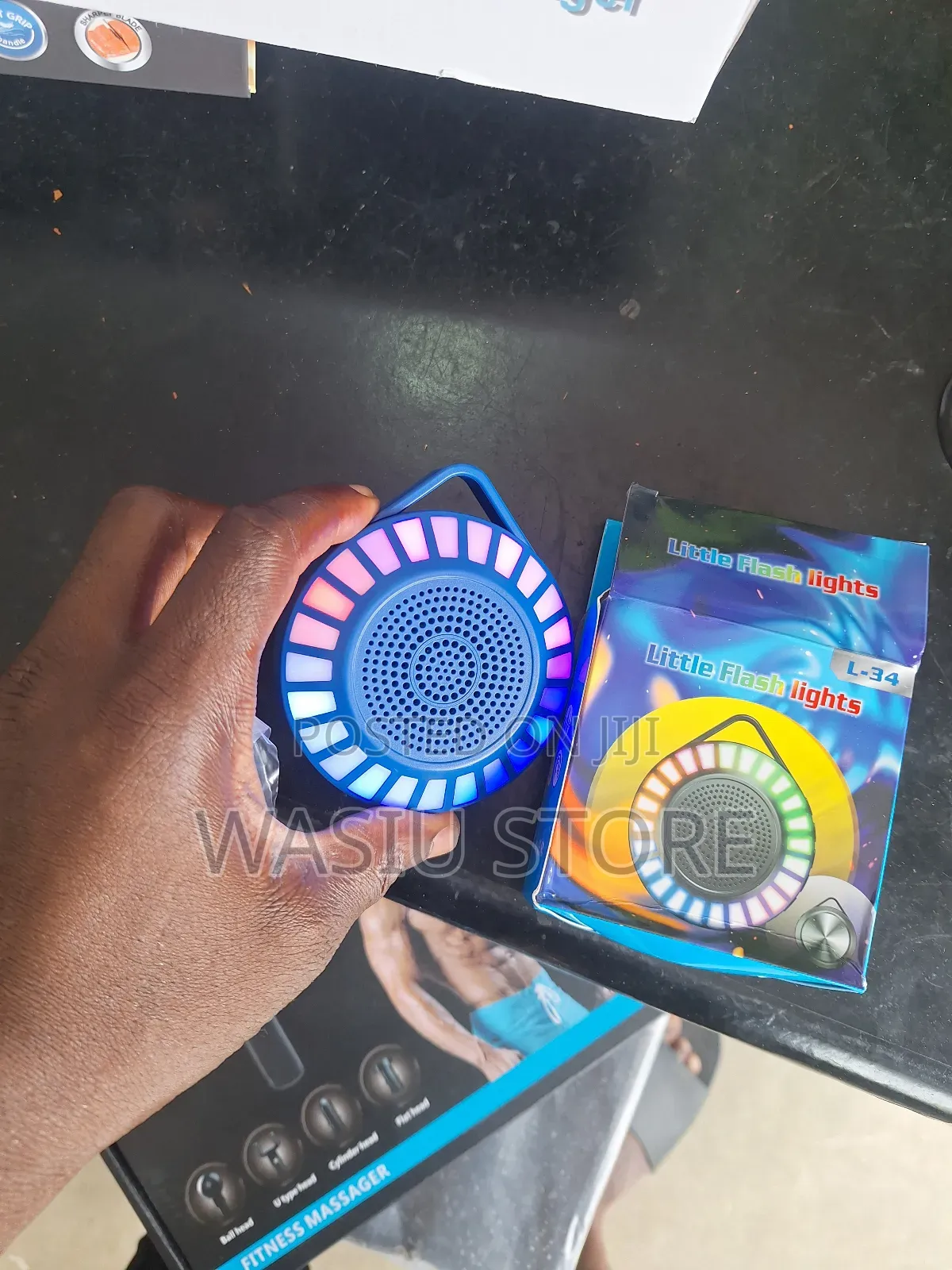 L-34 Portable Bluetooth Speaker With Led Lights