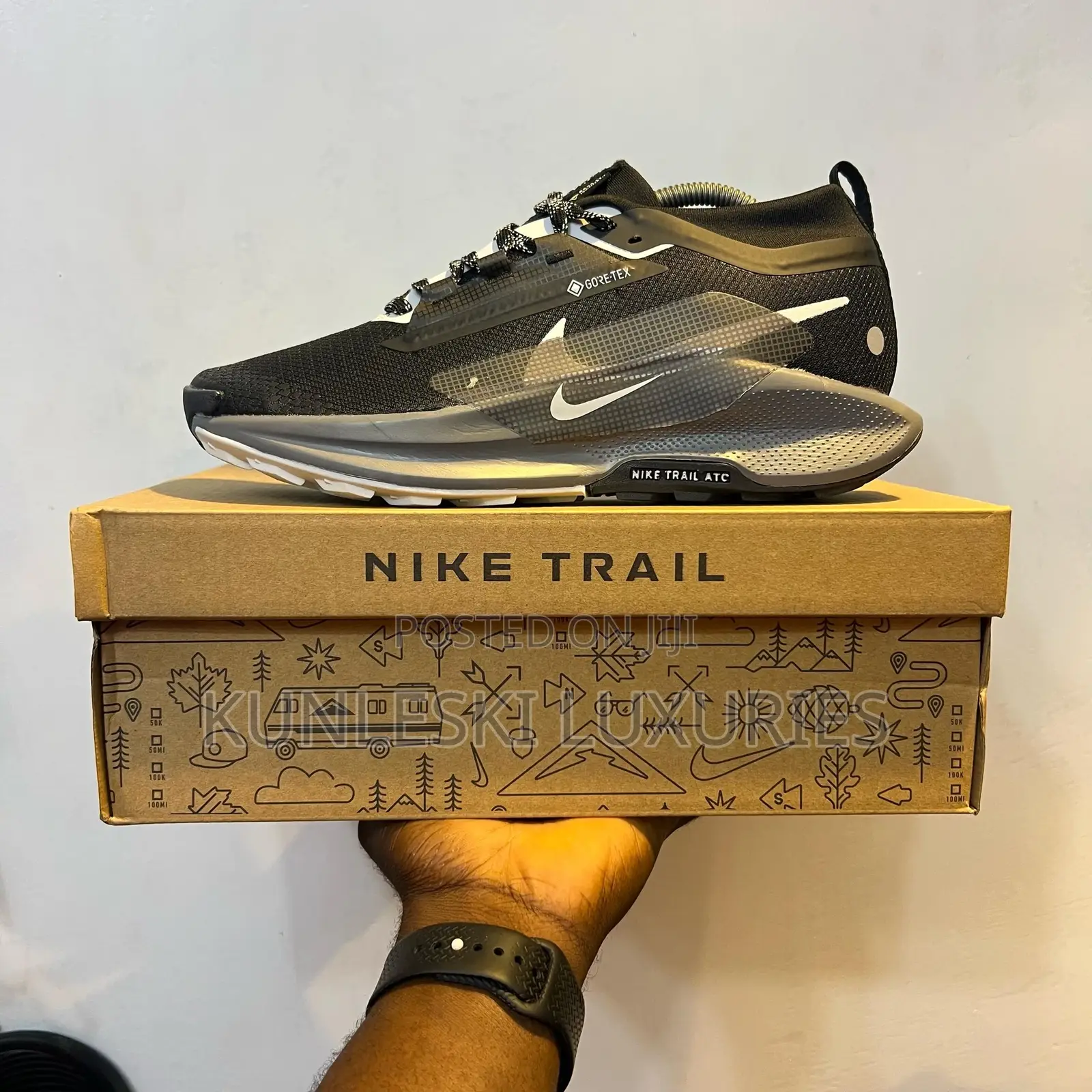 Original Nike Reactx Pegasus Trail 5 Sneakers in 2 Colorways