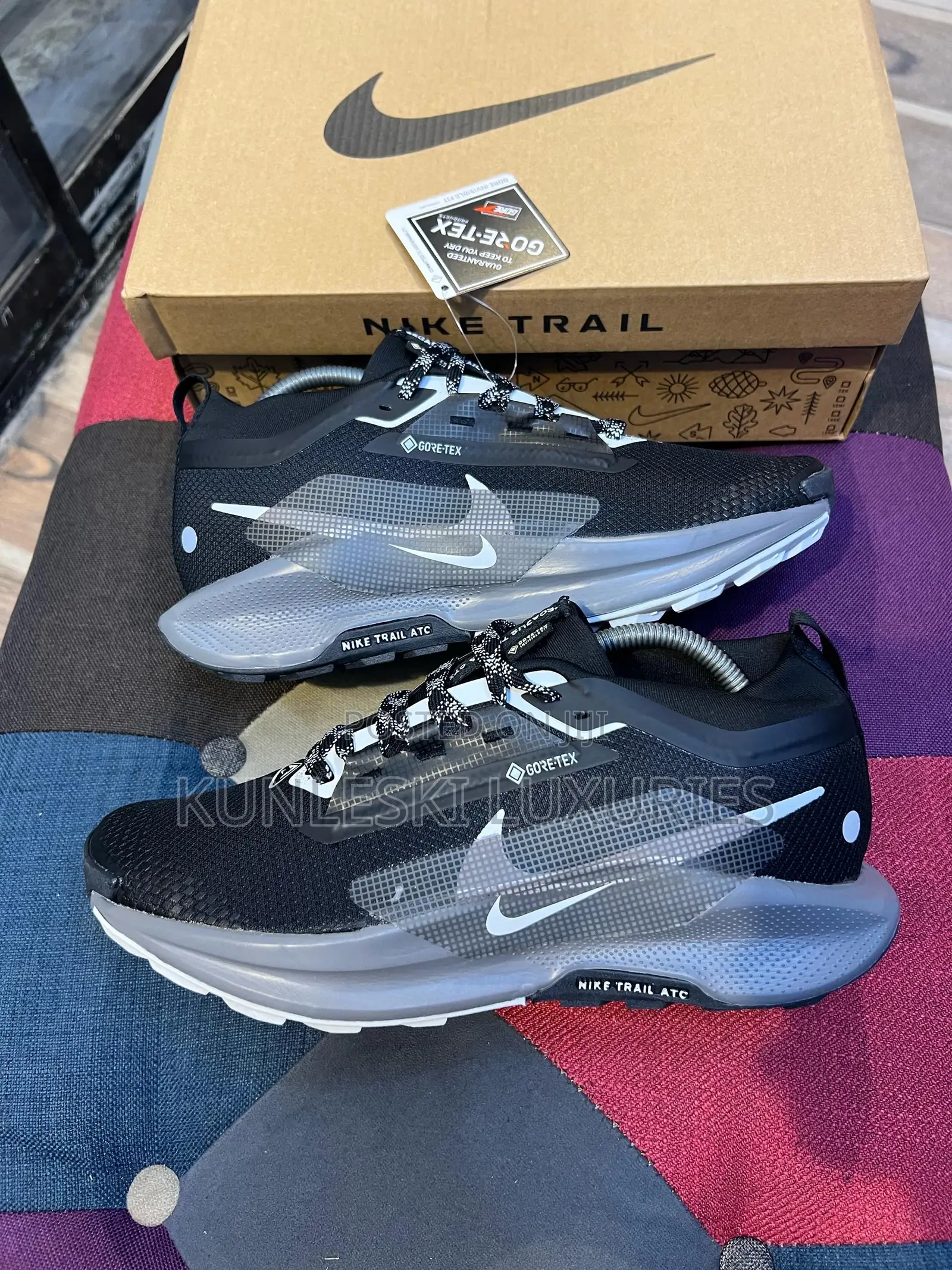 Original Nike Reactx Pegasus Trail 5 Sneakers in 2 Colorways