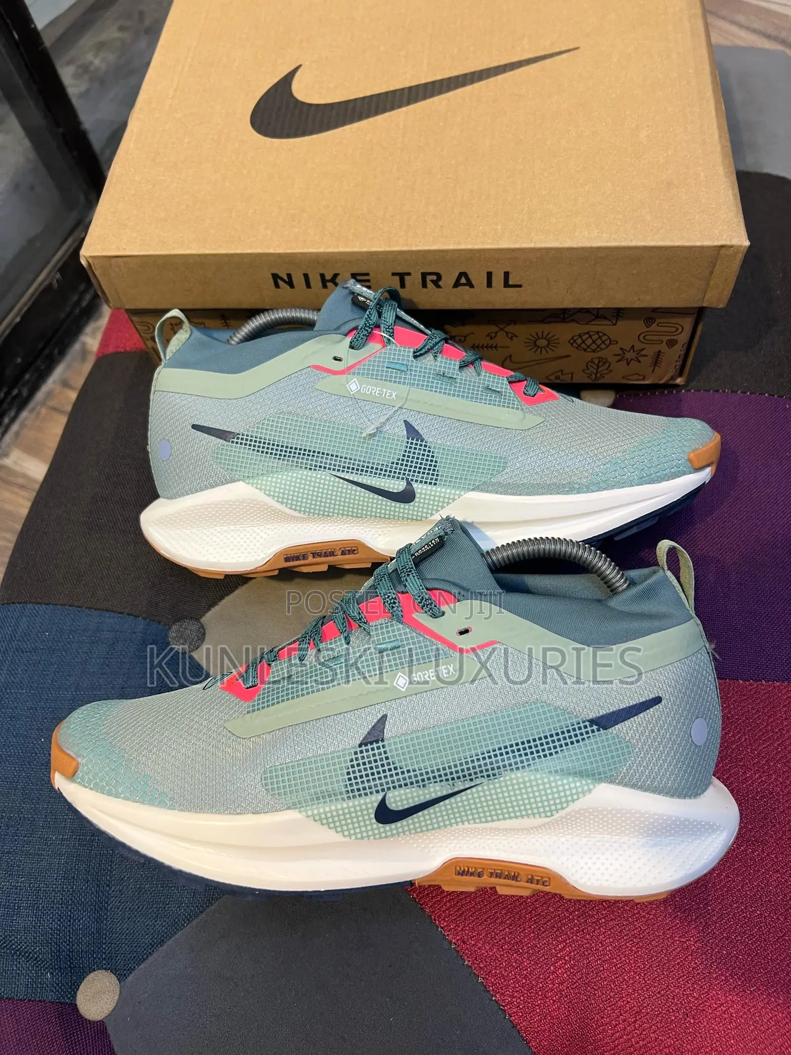 Original Nike Reactx Pegasus Trail 5 Sneakers in 2 Colorways