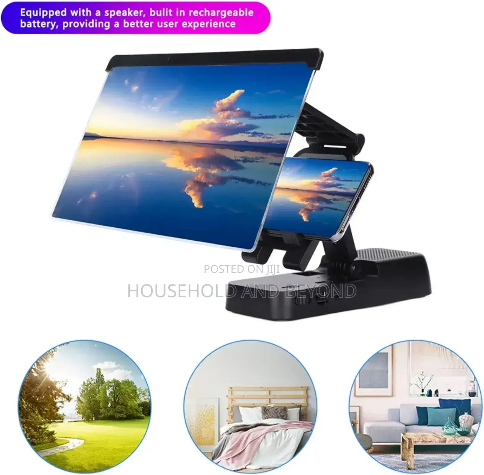 F19 Screen Magnifier and Detachable Bluetooth Speaker