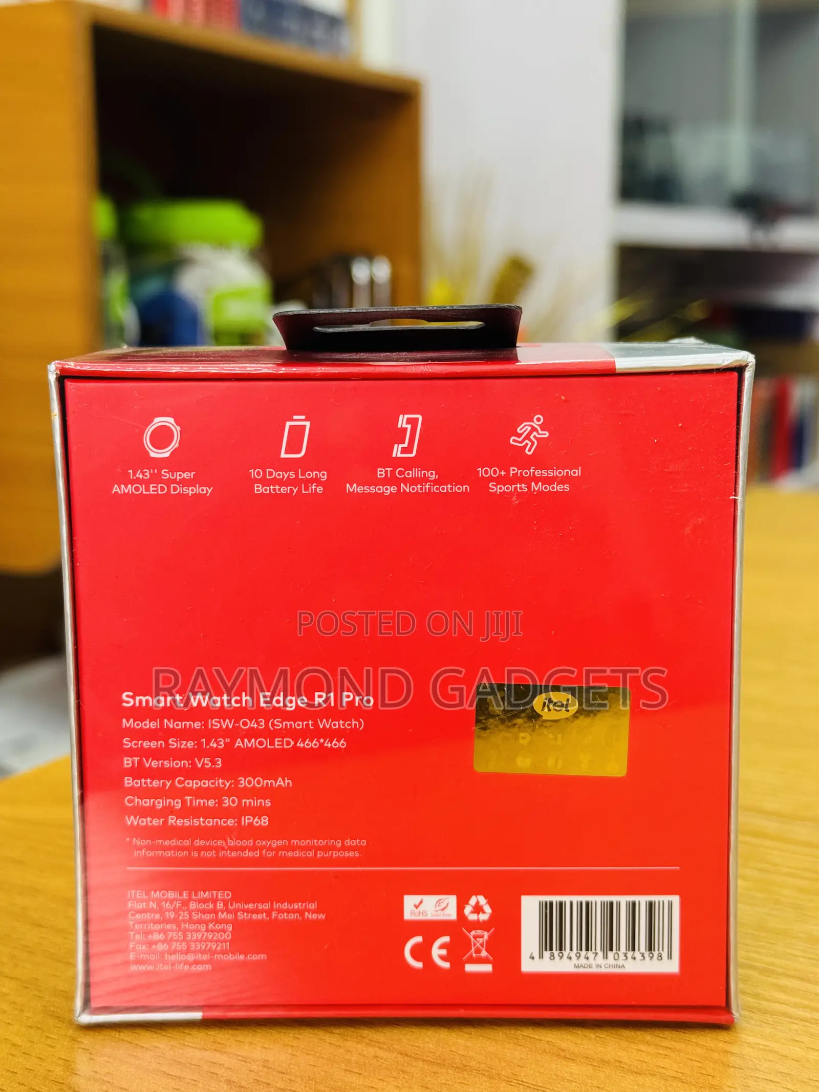 Itel Edge R1 Pro Smart Watch Isw-043 – 1.43” Amoled Display