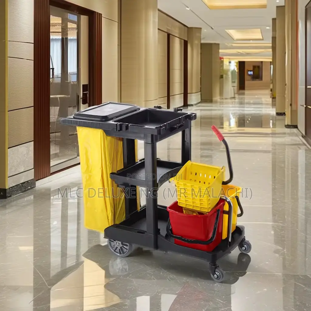 Hotel/Office Janitor Cart (Cleaning Service Trolley) Laundry
