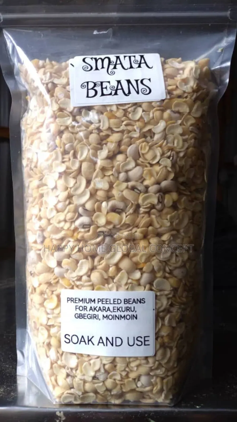 Locally Peeled Beans 1kg