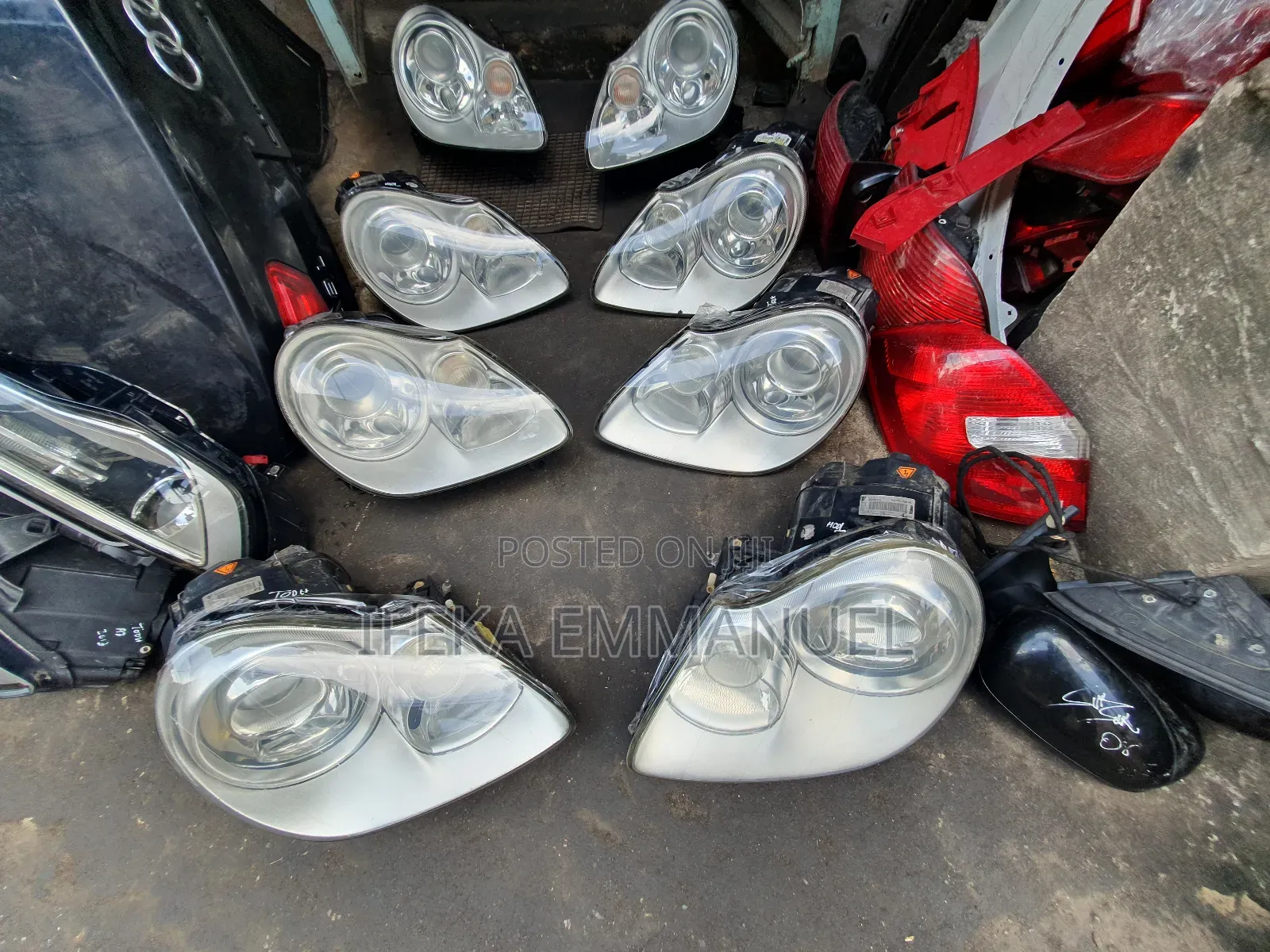Headlights Porsche Cayenne 2005