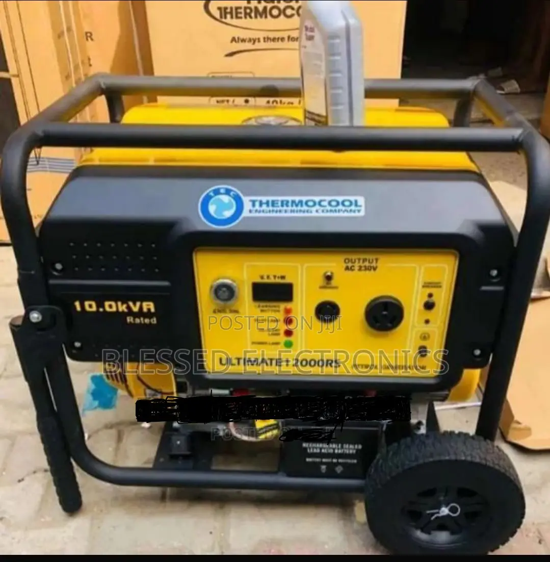 Thermocool 10kva Petrol Generator Low Noise 100% Copper Wire
