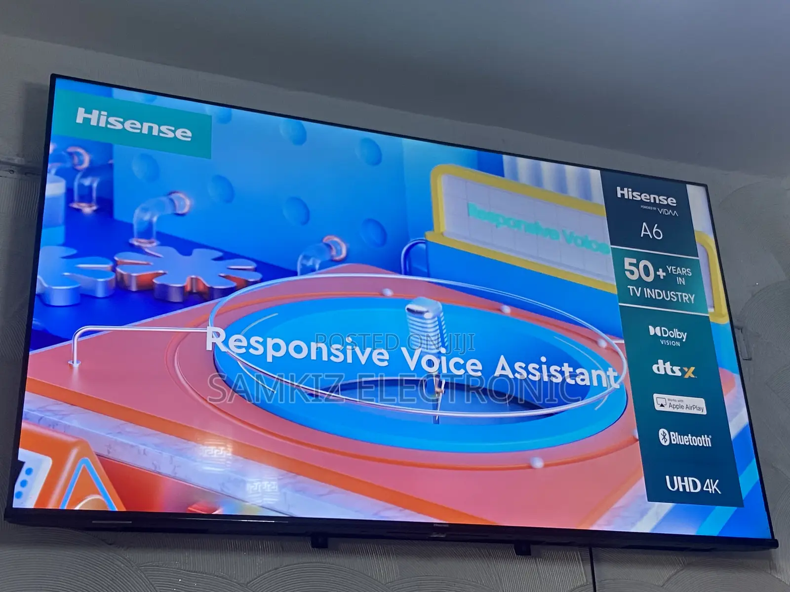 65 Inch Hisense A6 Full Smart TV 2024 Model