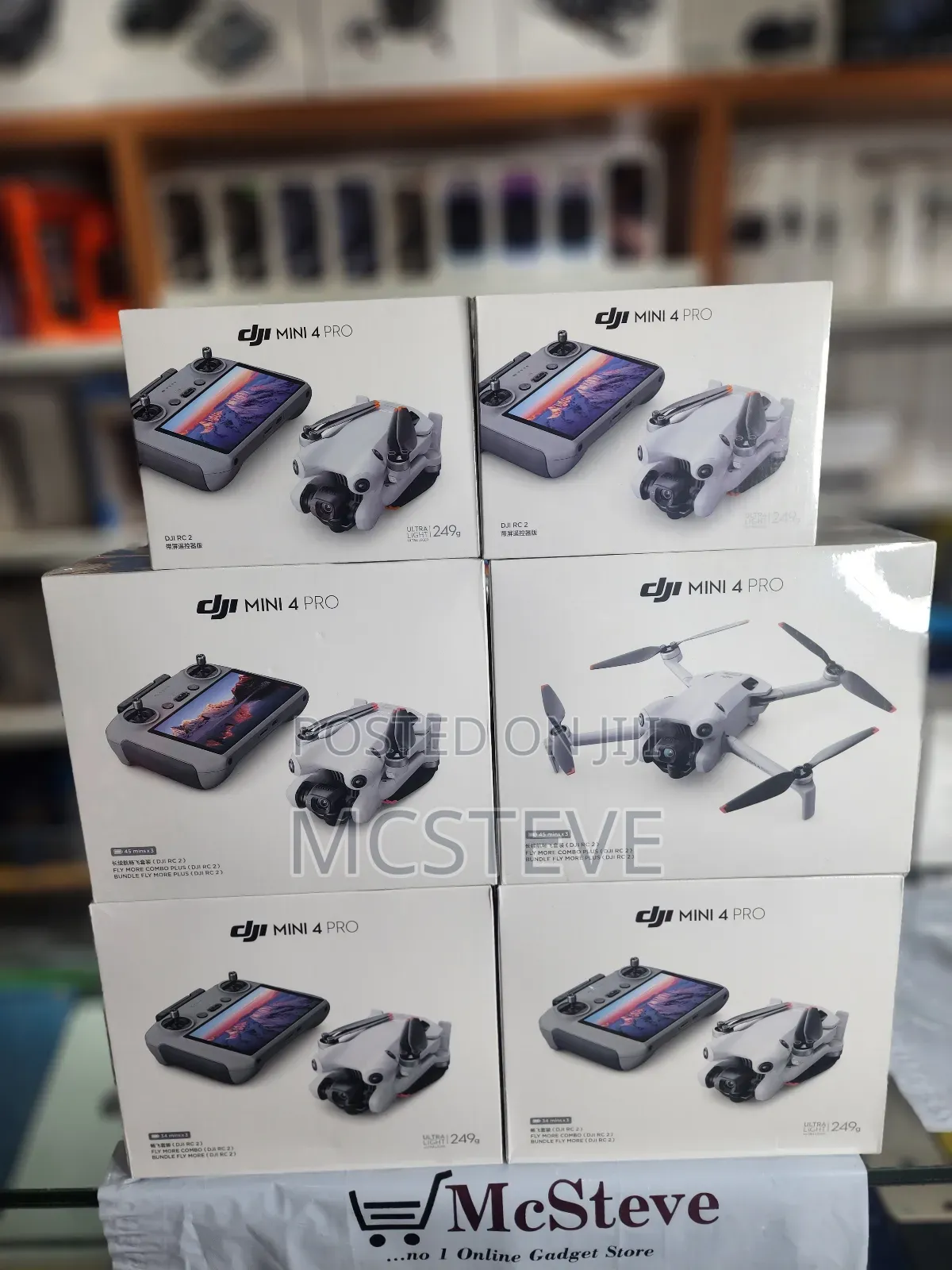 Dji Mini 4 Pro Flymore Combo Drone With Rc-2 Controller