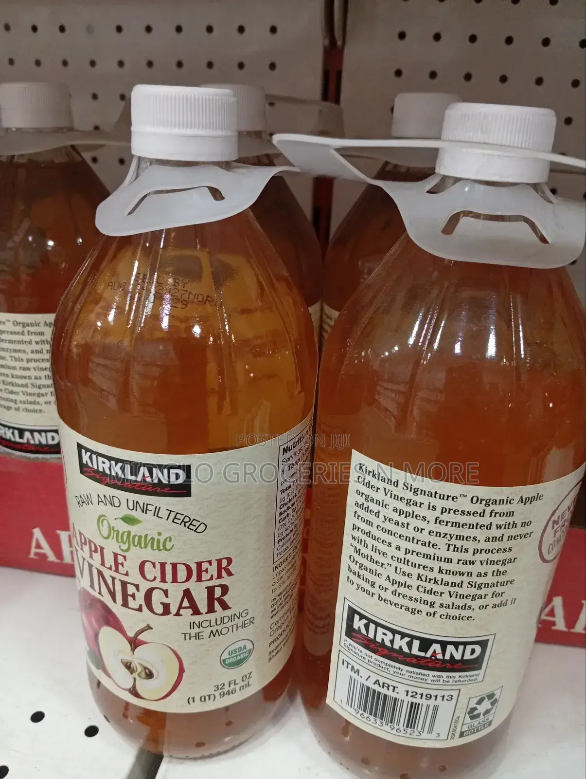 Kirkland Raw and Filtered Organic Apple Cider Vinegar
