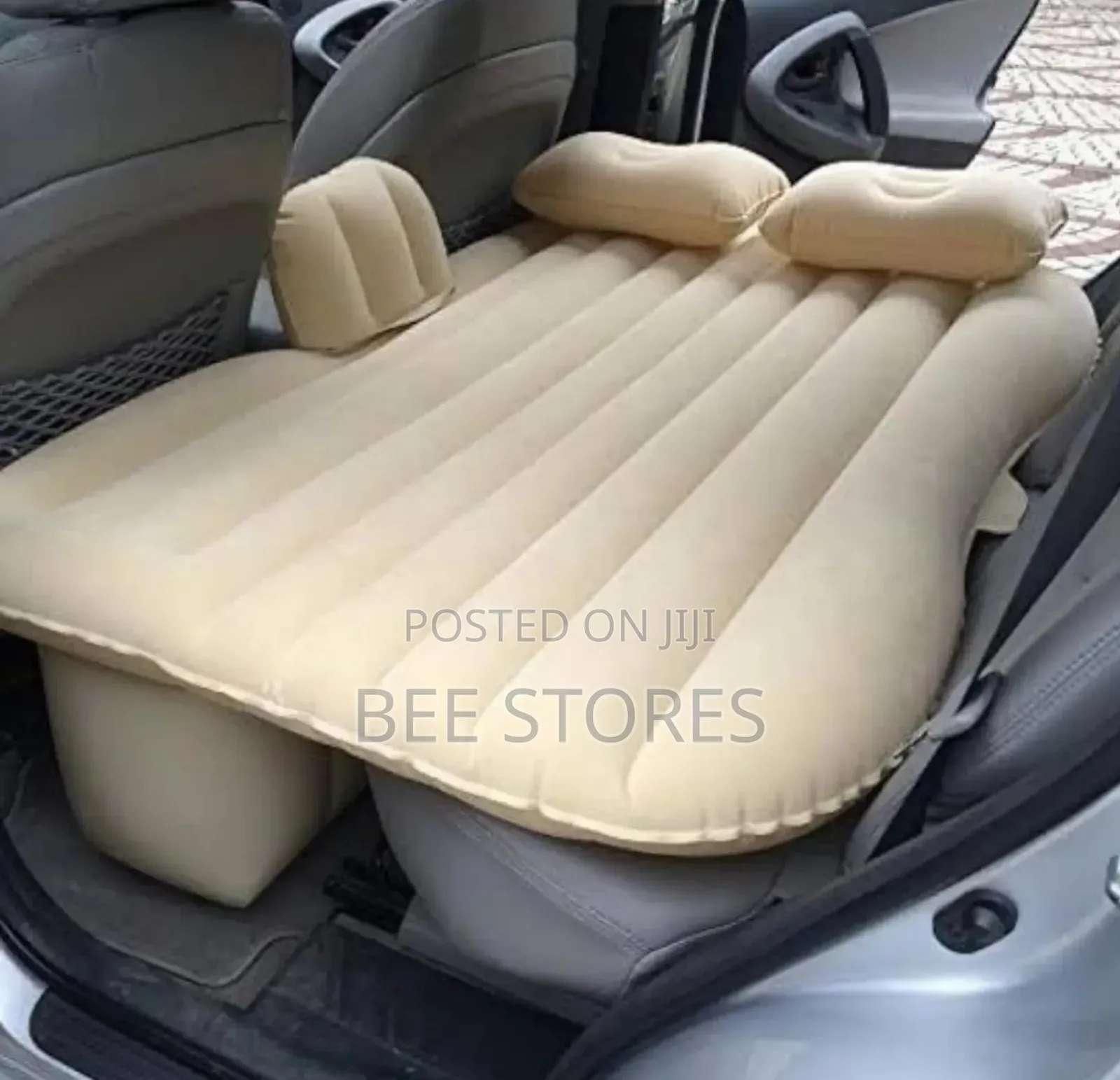 Inflatable Car Sofa With Pillows (With Automatic Pump)