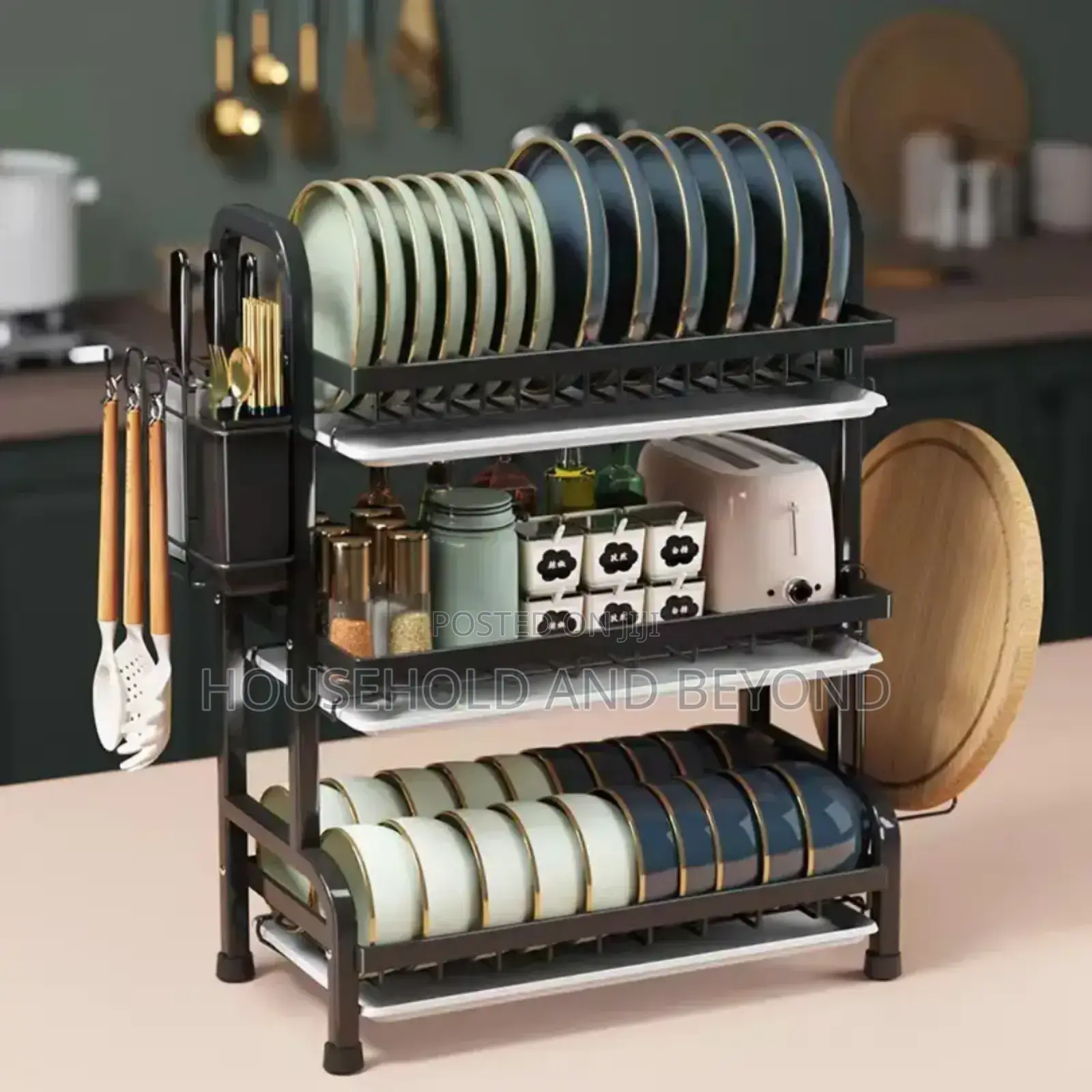 3 Layer Dish Drainer/ Plate Rack