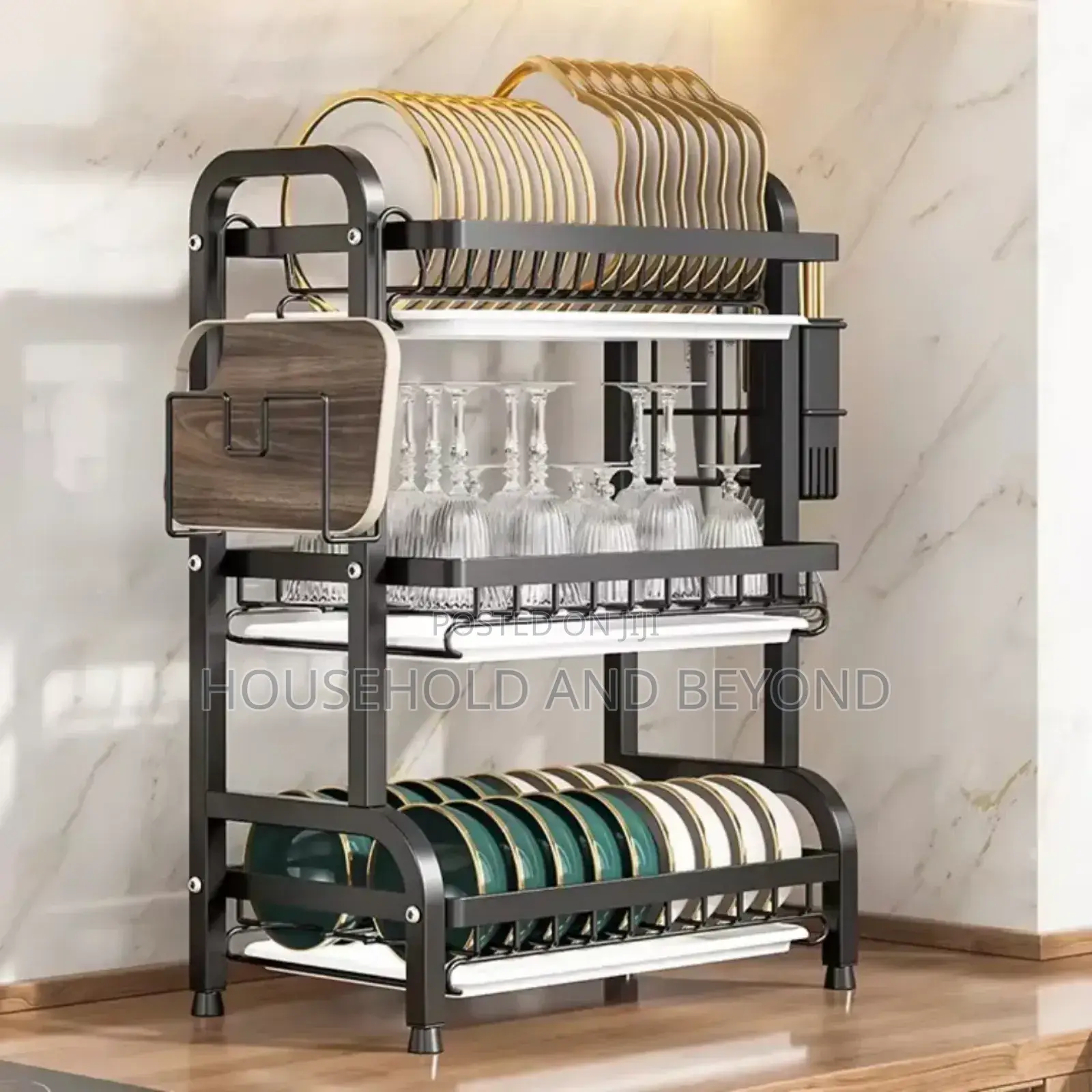 3 Layer Dish Drainer/ Plate Rack