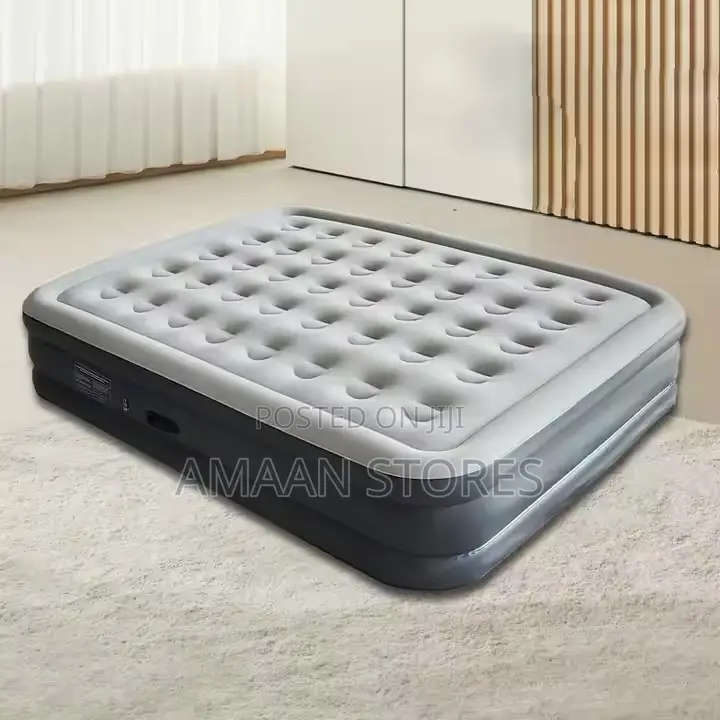 Inflatable Bed With Built-in Electric Pump - Double Size