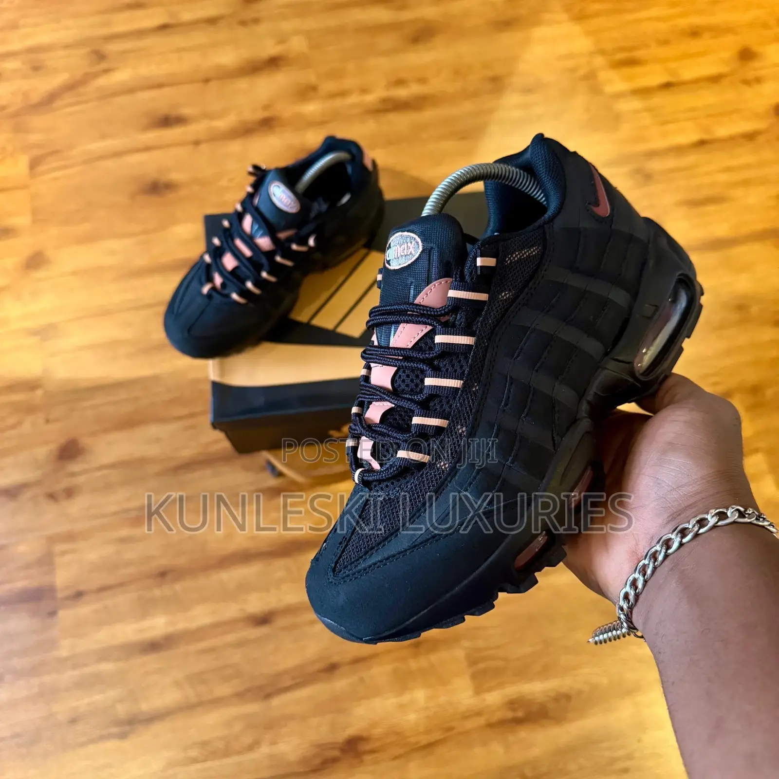 Central Cee X Syna World X Nike Airmax 95 Black Rose Gold