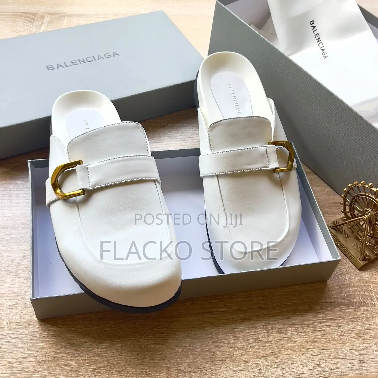 Original Balenciaga Leather Mules