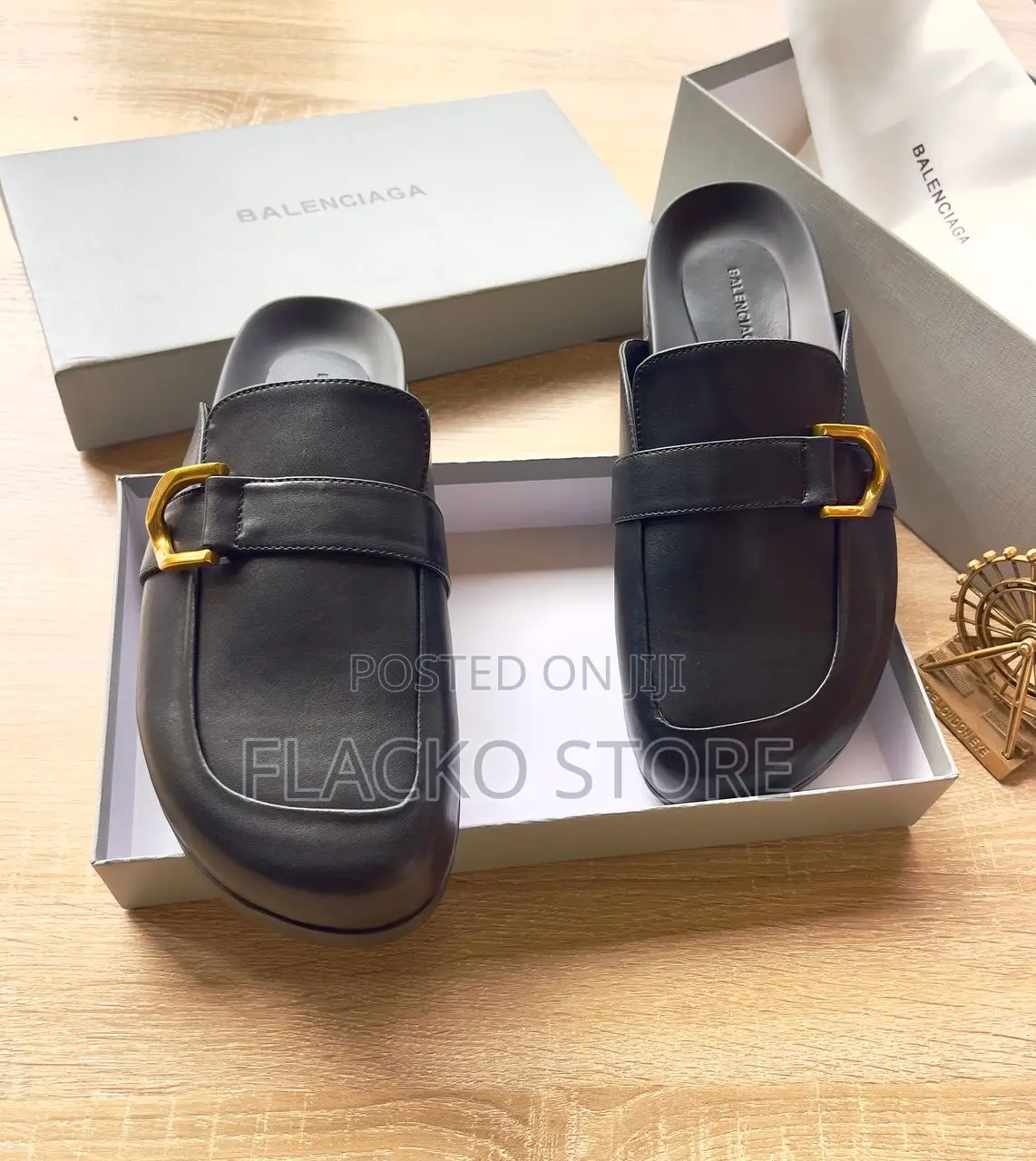 Original Balenciaga Leather Mules