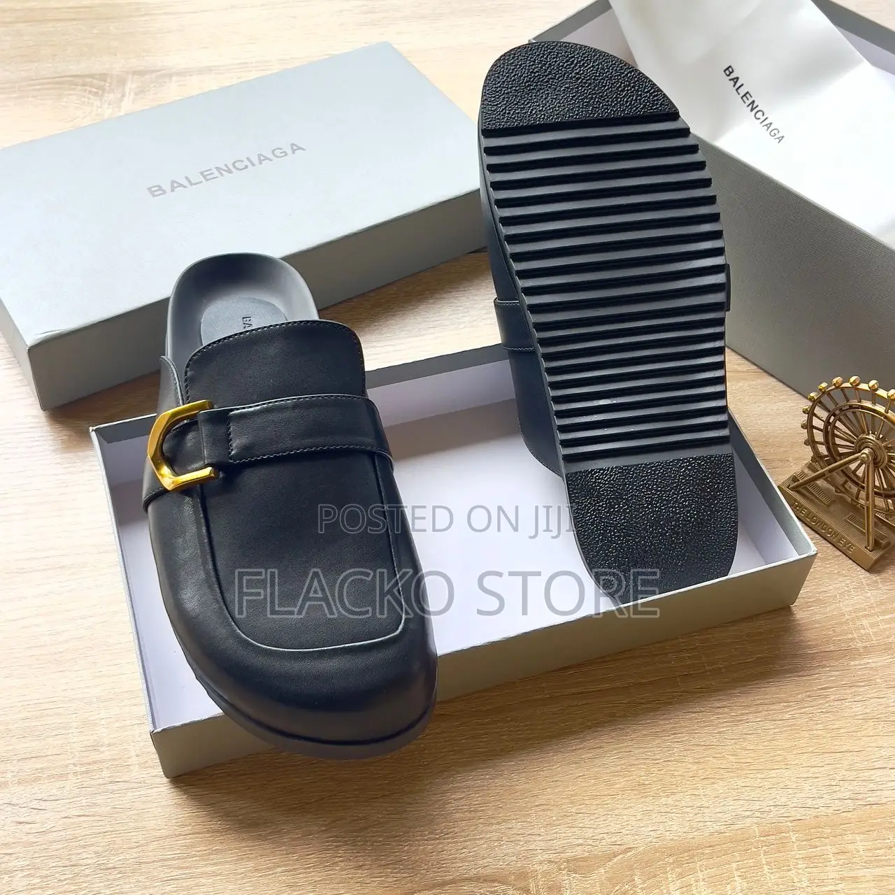 Original Balenciaga Leather Mules