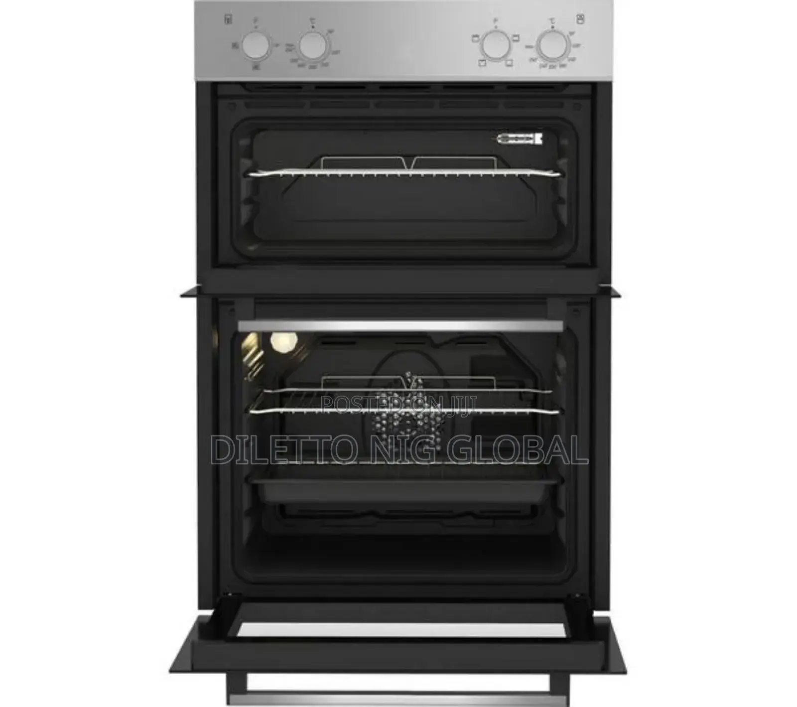 Beko Bxdf21000s Electric Double Oven - Silver