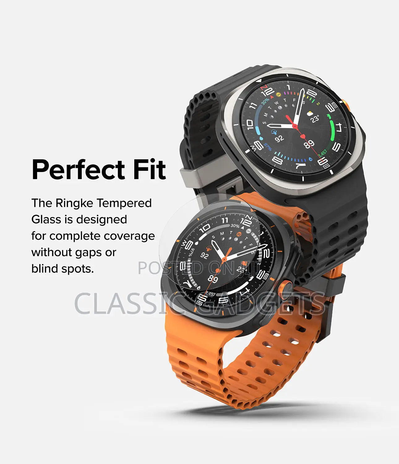 Tampered Glass Screen Protector for Galaxy Watch 7 Ultra
