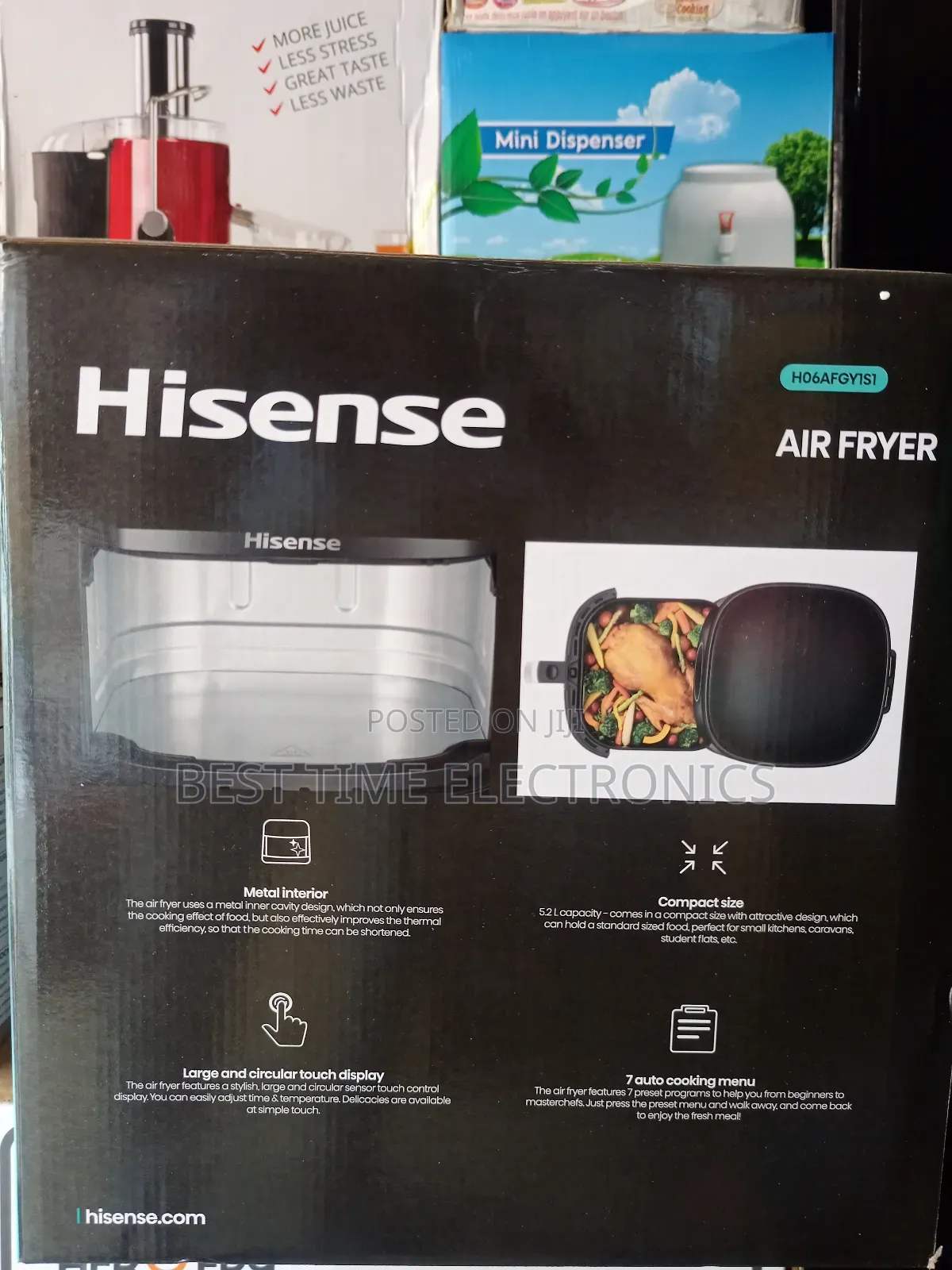 Hisense 5.2l Air Fryer