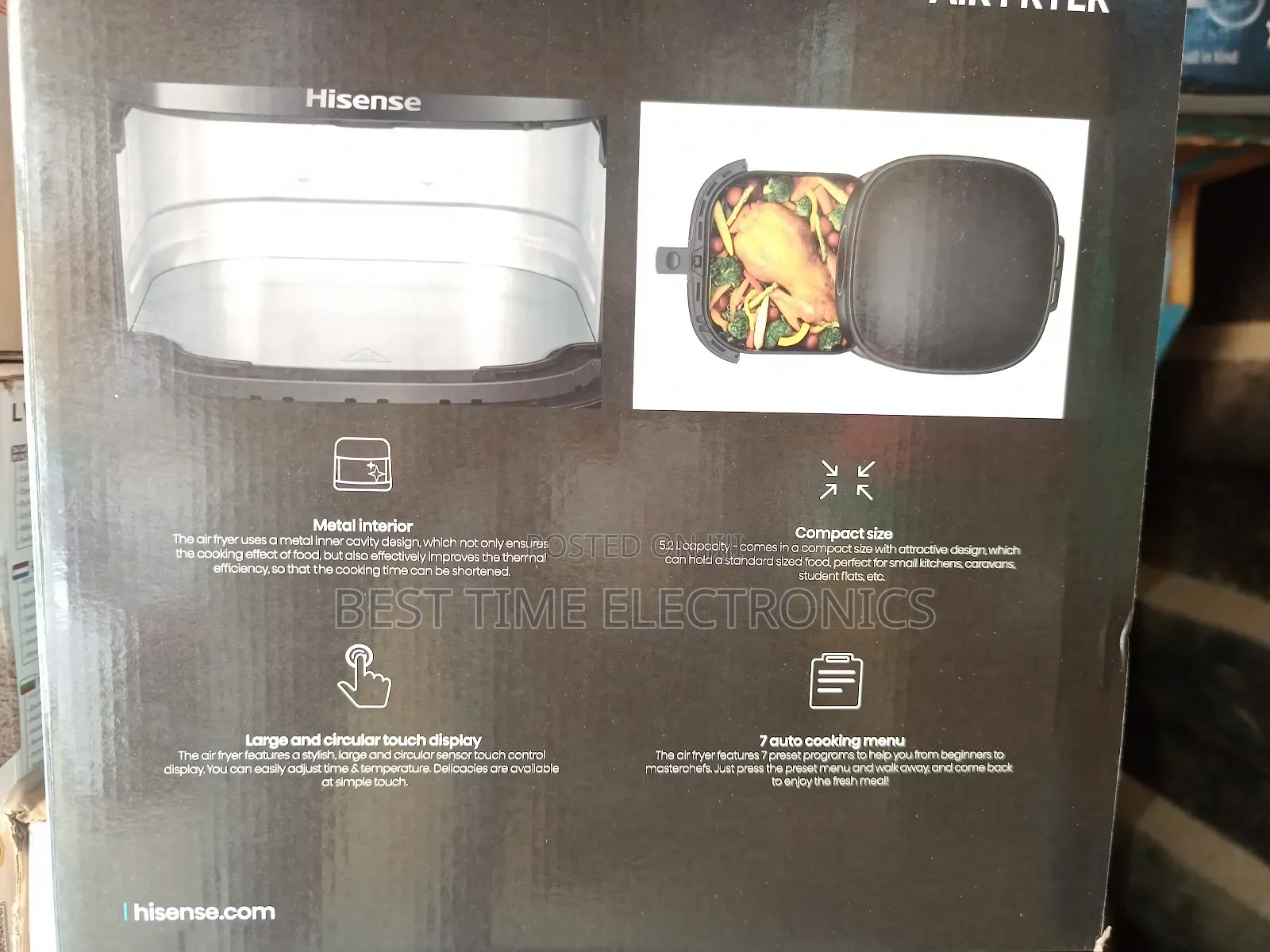 Hisense 5.2l Air Fryer