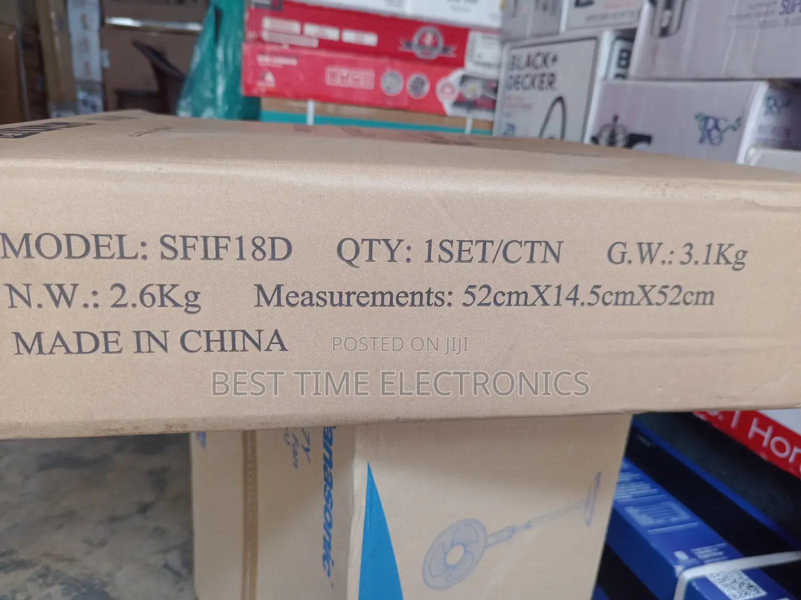 Original 18" Scanfrost Industrial Stand Fan