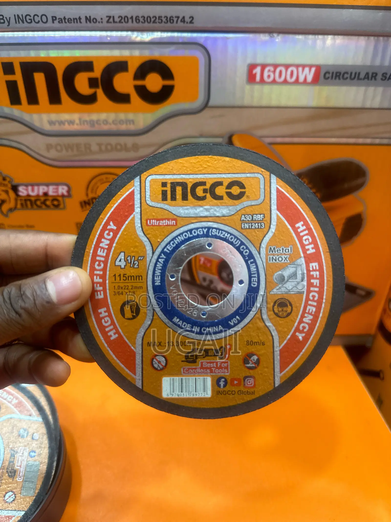 4”1/2” Ingco Cutting Disc