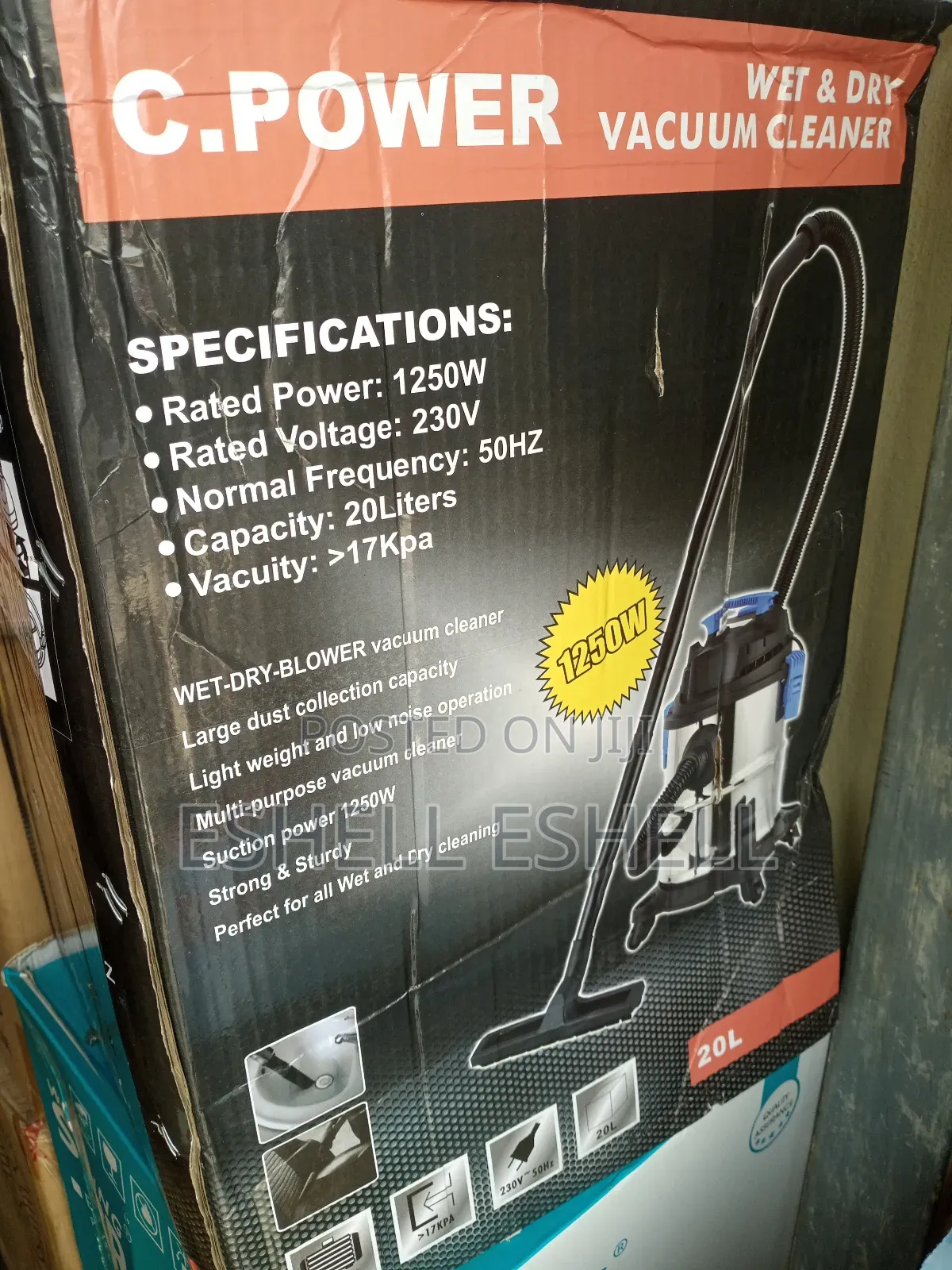 C Power Wet and Dry Vacuum Cleaner