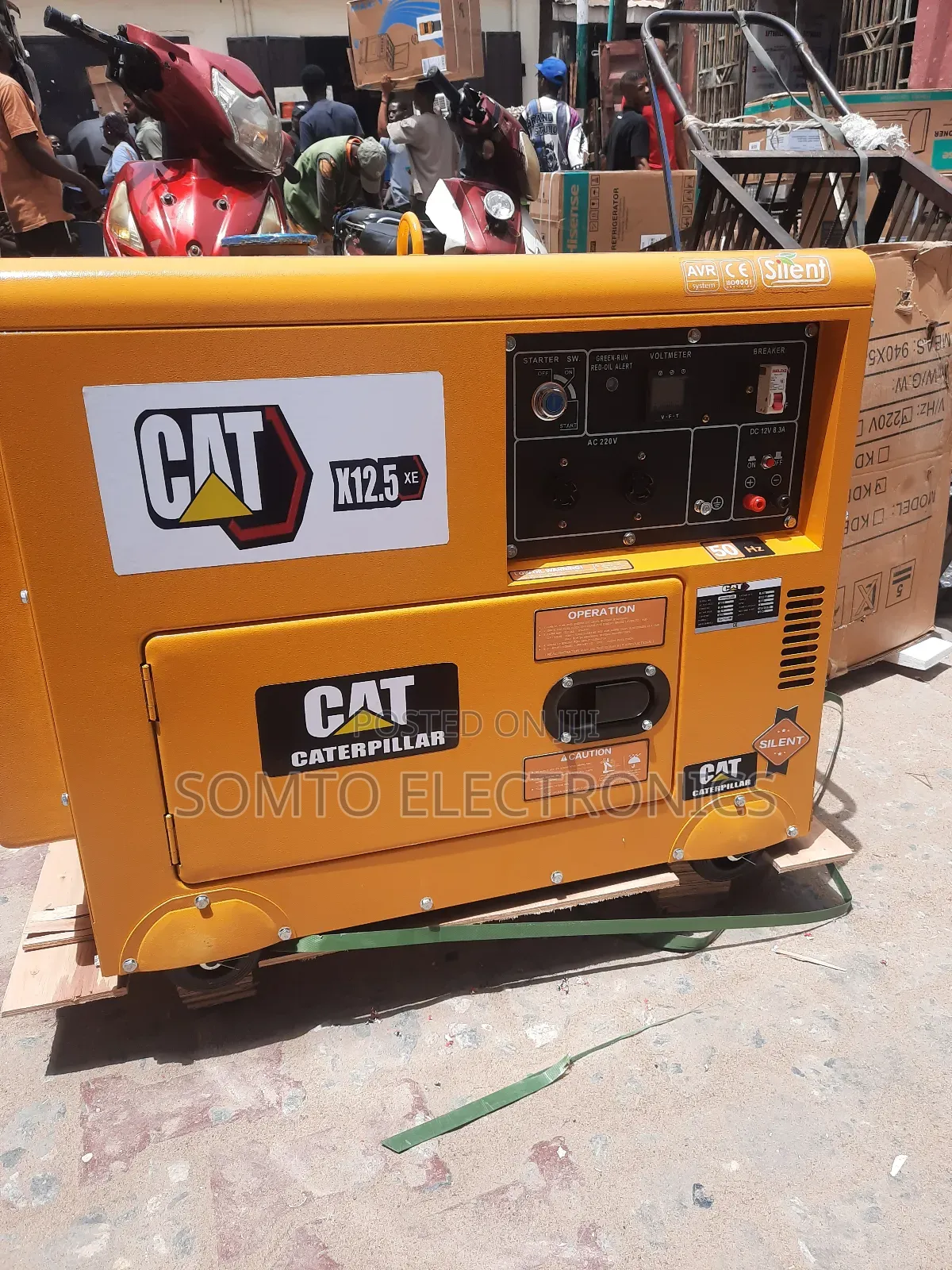 10.0kva Original Cat Soundproof Generator 1year Warranty