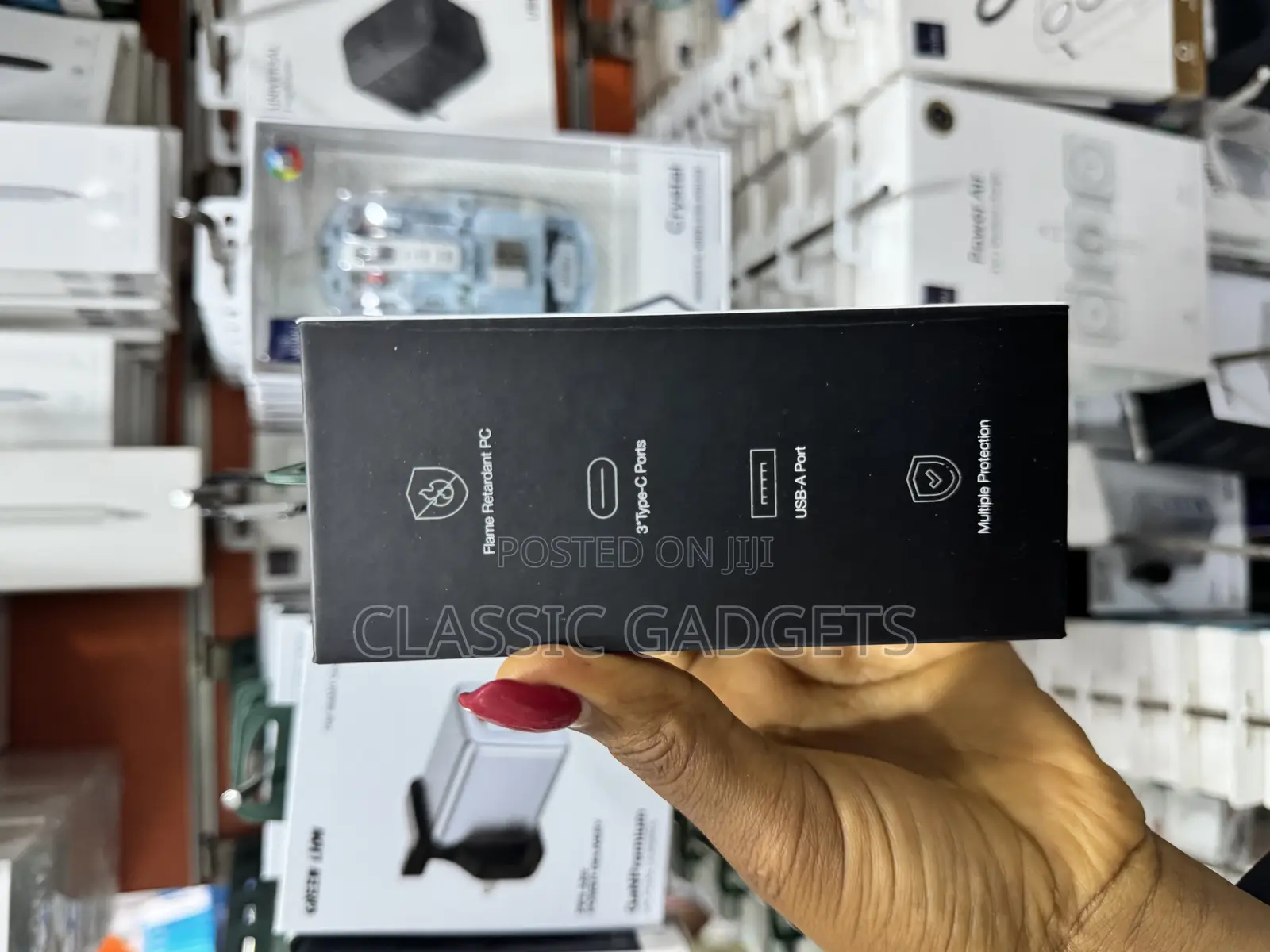 Green Lion Gan Premium Uk Plug Wall Charger 100w