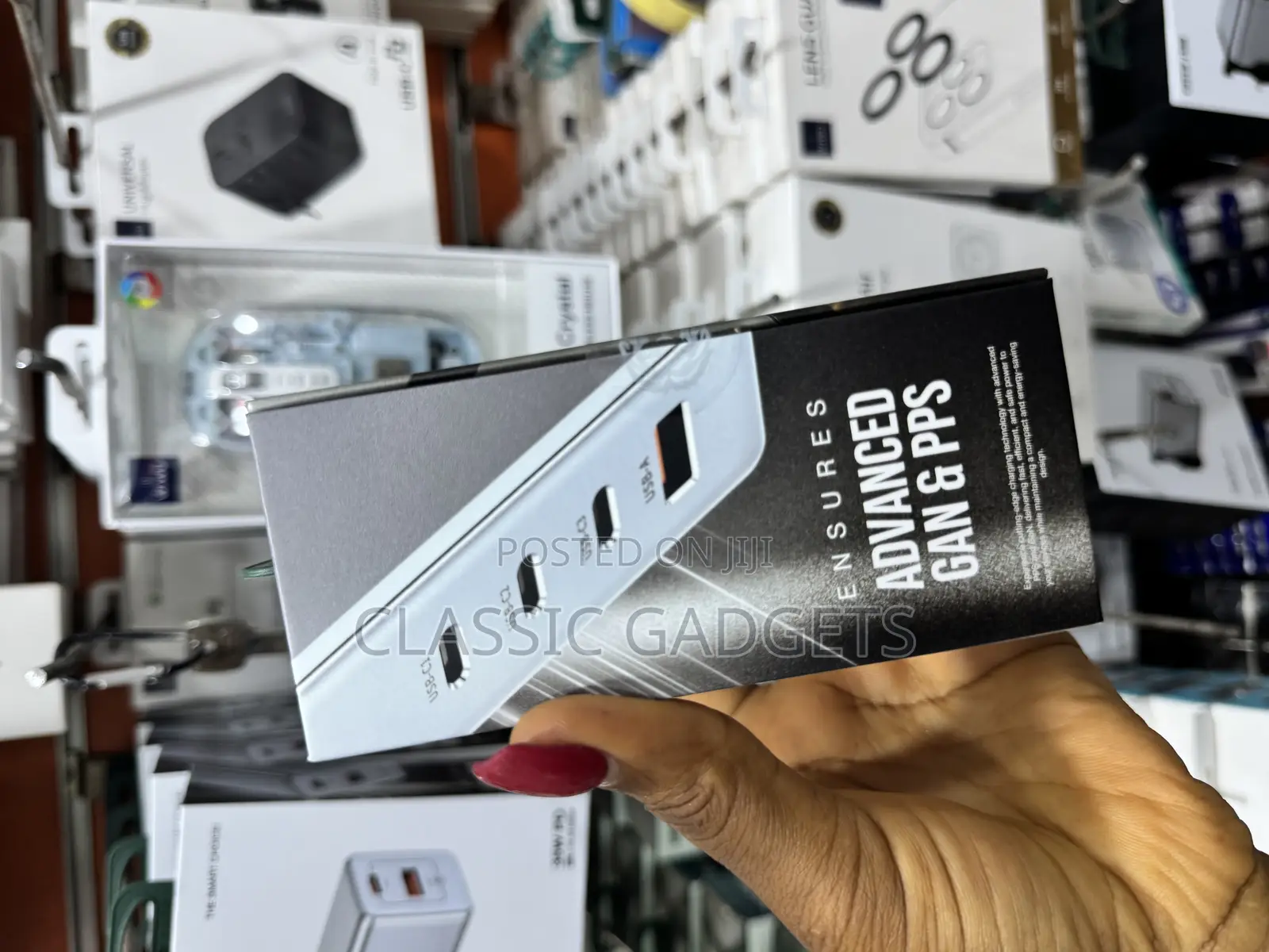 Green Lion Gan Premium Uk Plug Wall Charger 100w
