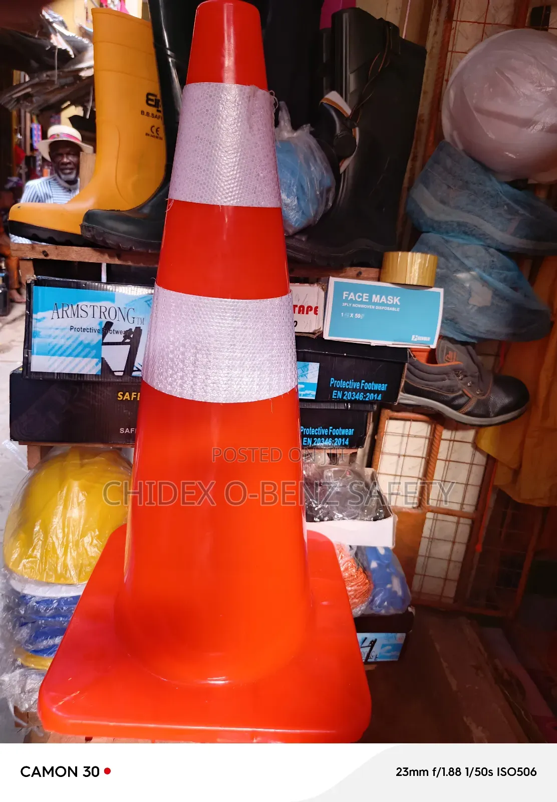 75cm PVC Traffic/Safety Cone