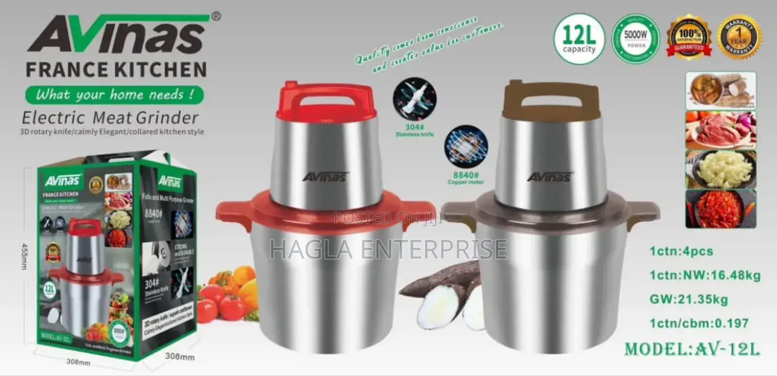 12l Avinas Yam Pounder