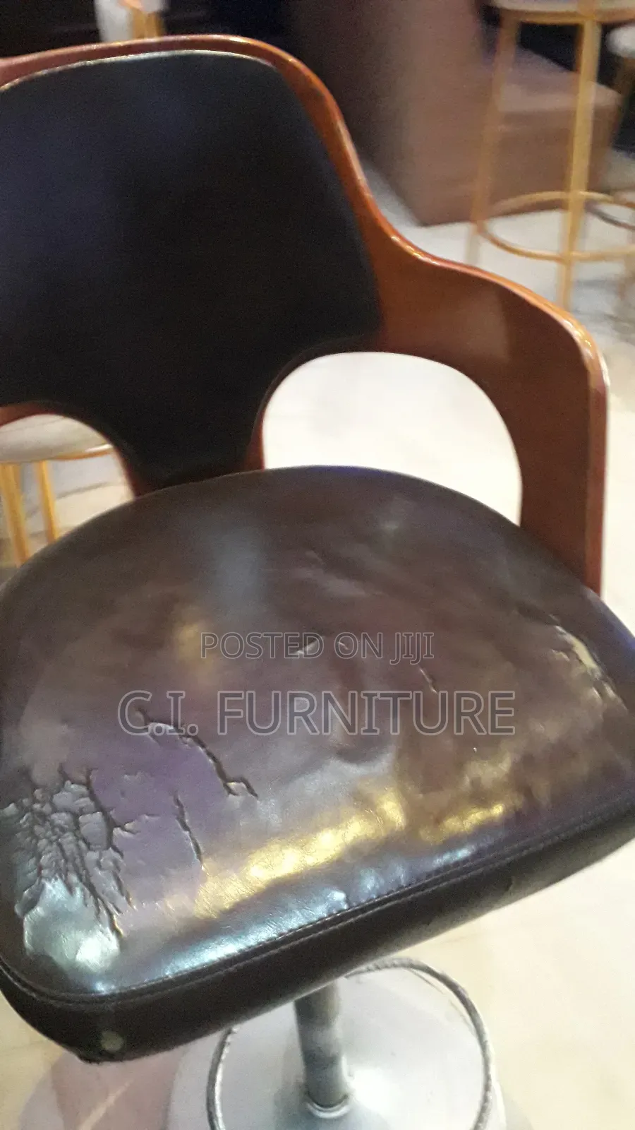 We Repairs Barstool and Also Refording of Bad Leather