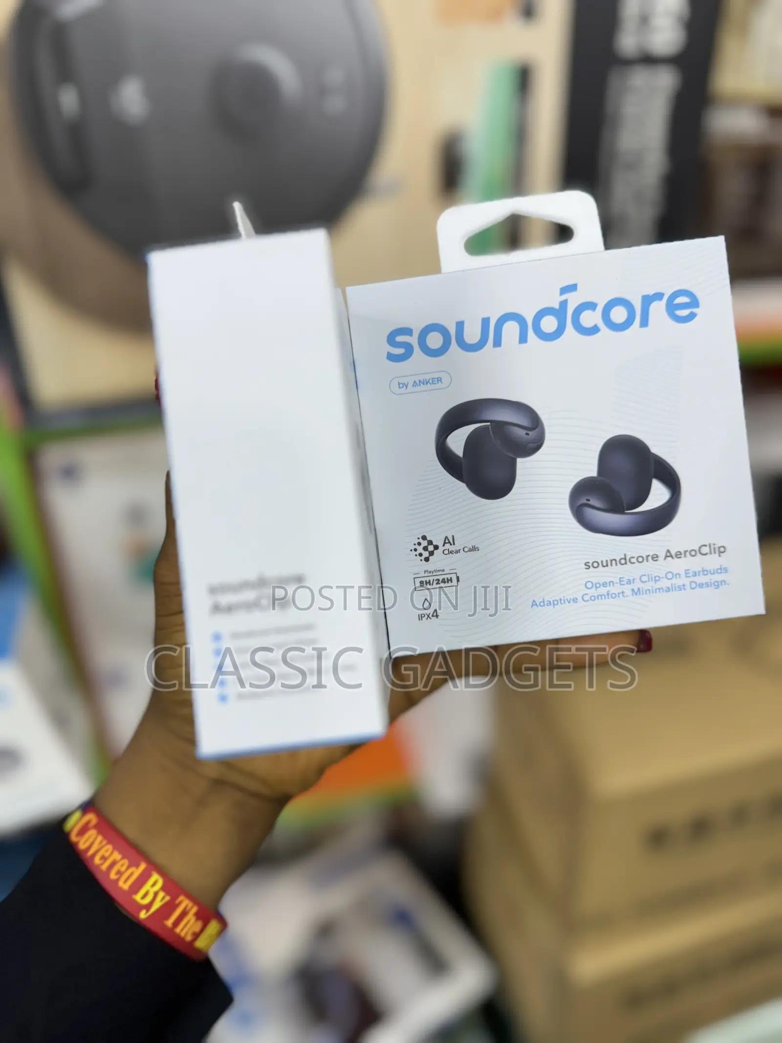Soundcore by Anker Aeroclip | Open-Ear Clip-on Earbuds