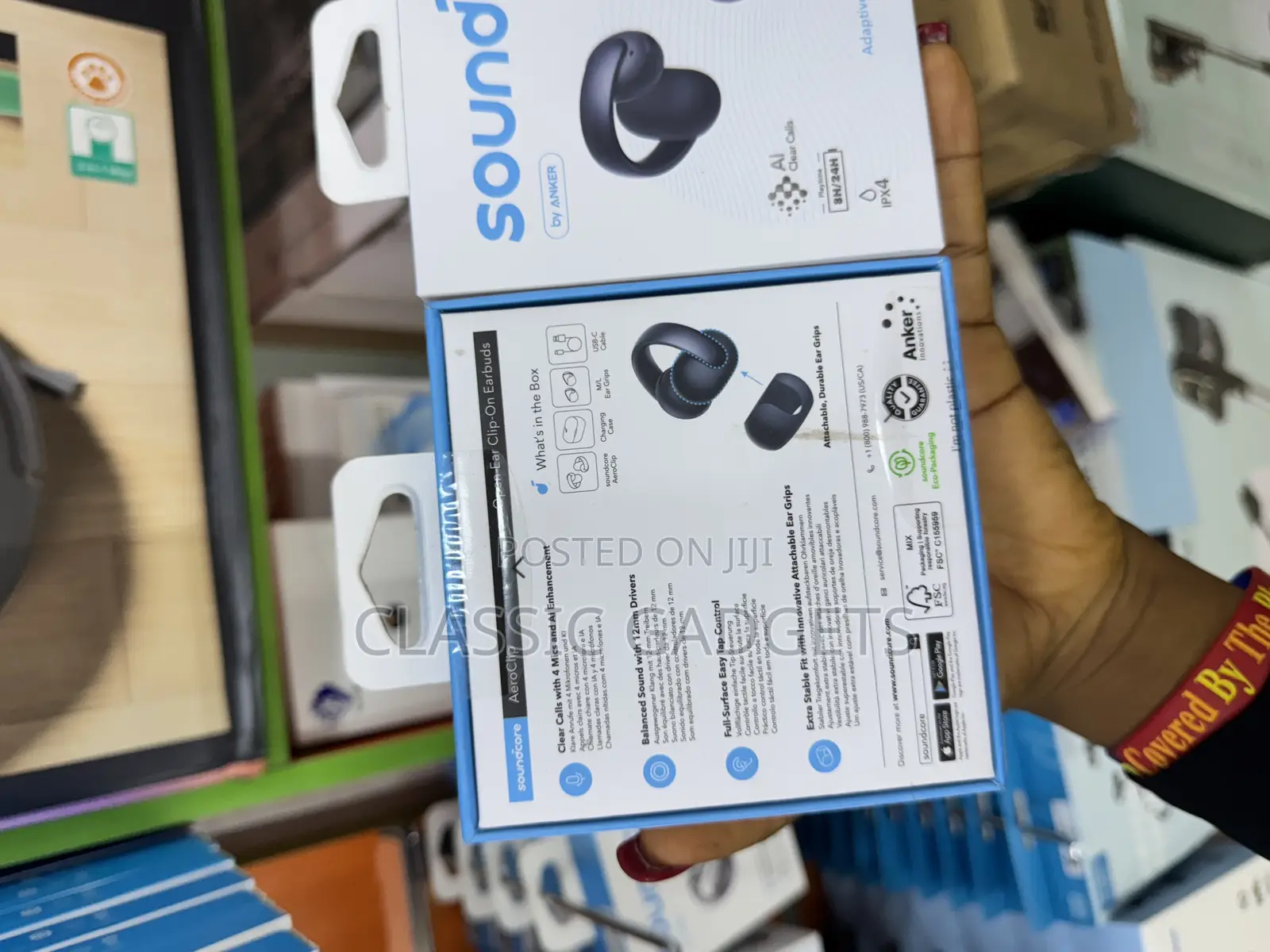 Soundcore by Anker Aeroclip | Open-Ear Clip-on Earbuds